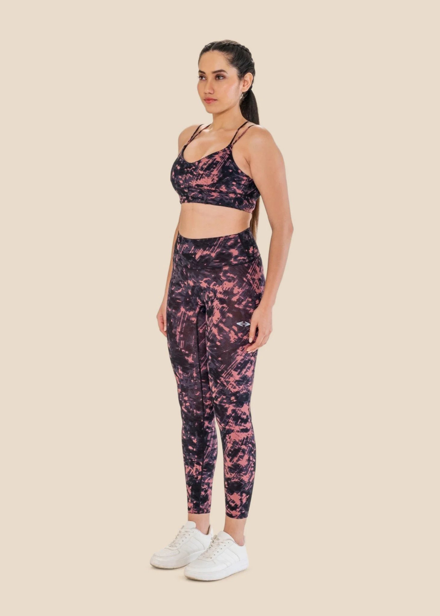 Workout Essential Printed Leggings - Delicate Pink - Image 6