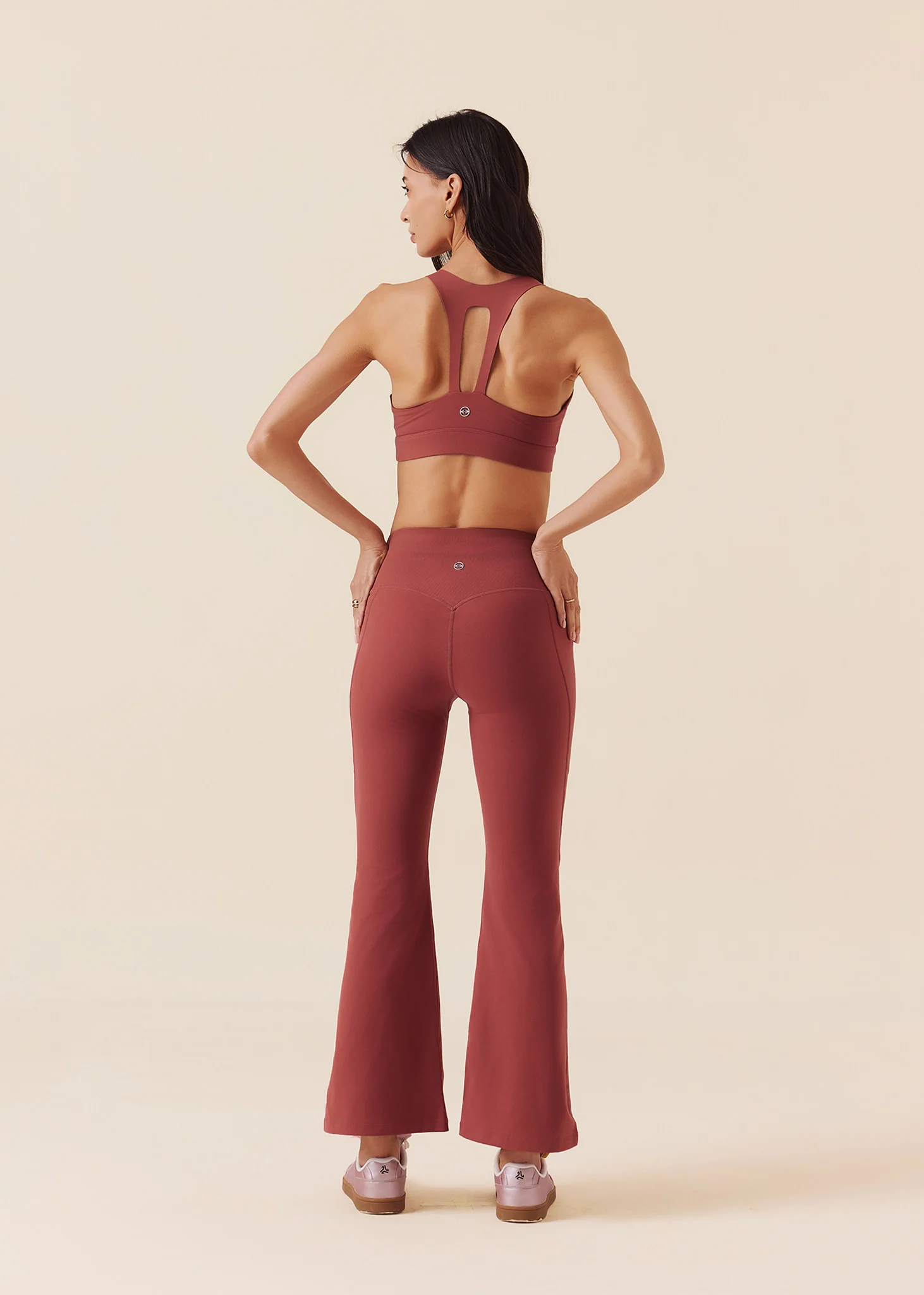 Women Breathable Racerback Bra - Marsala Red - Image 6