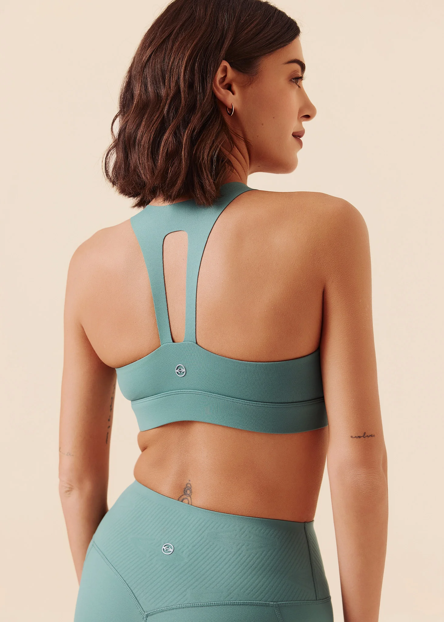Women Breathable Racerback Bra - Vine Green - Image 2