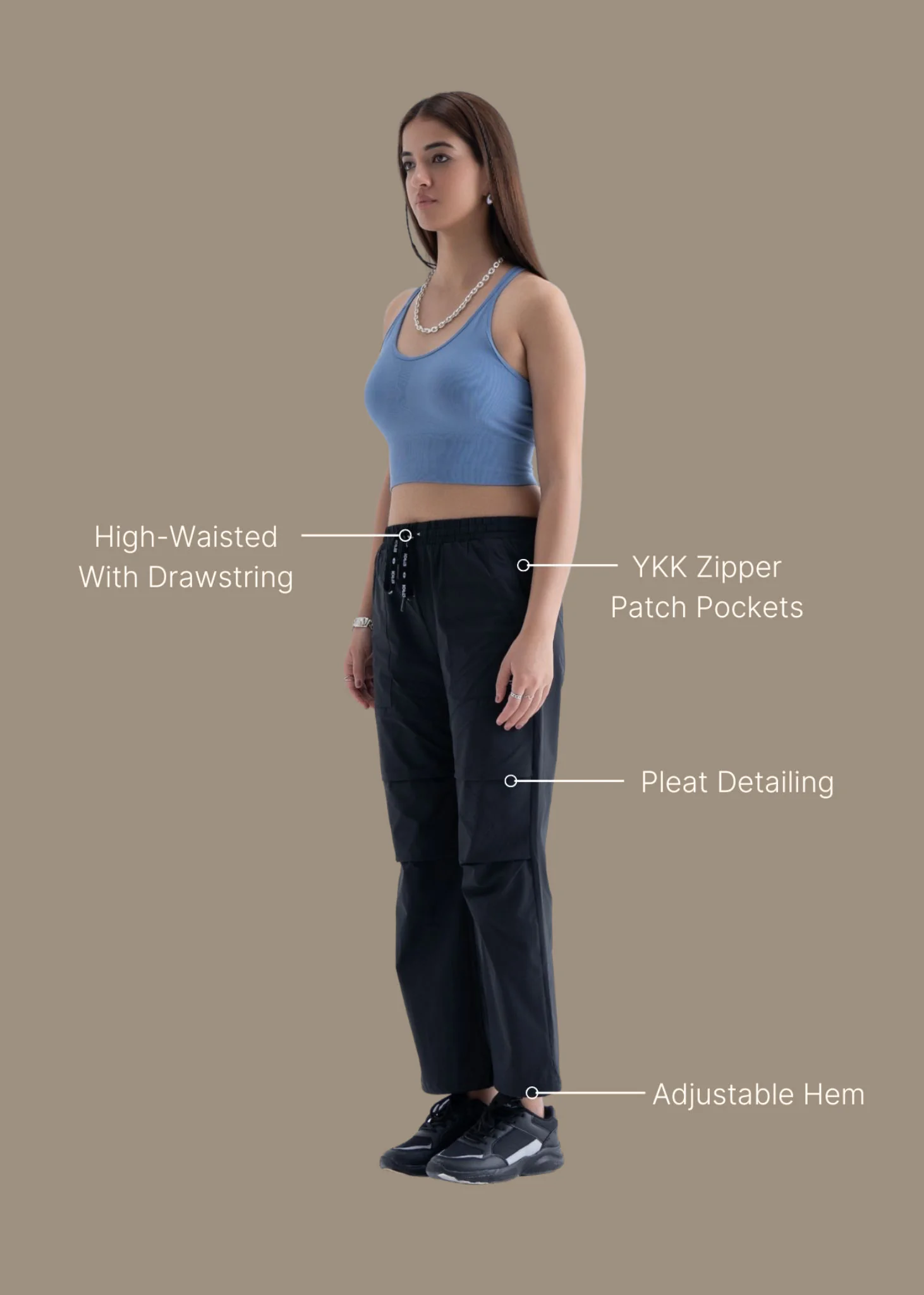 Play core utility Cargo pants - Black - Image 3