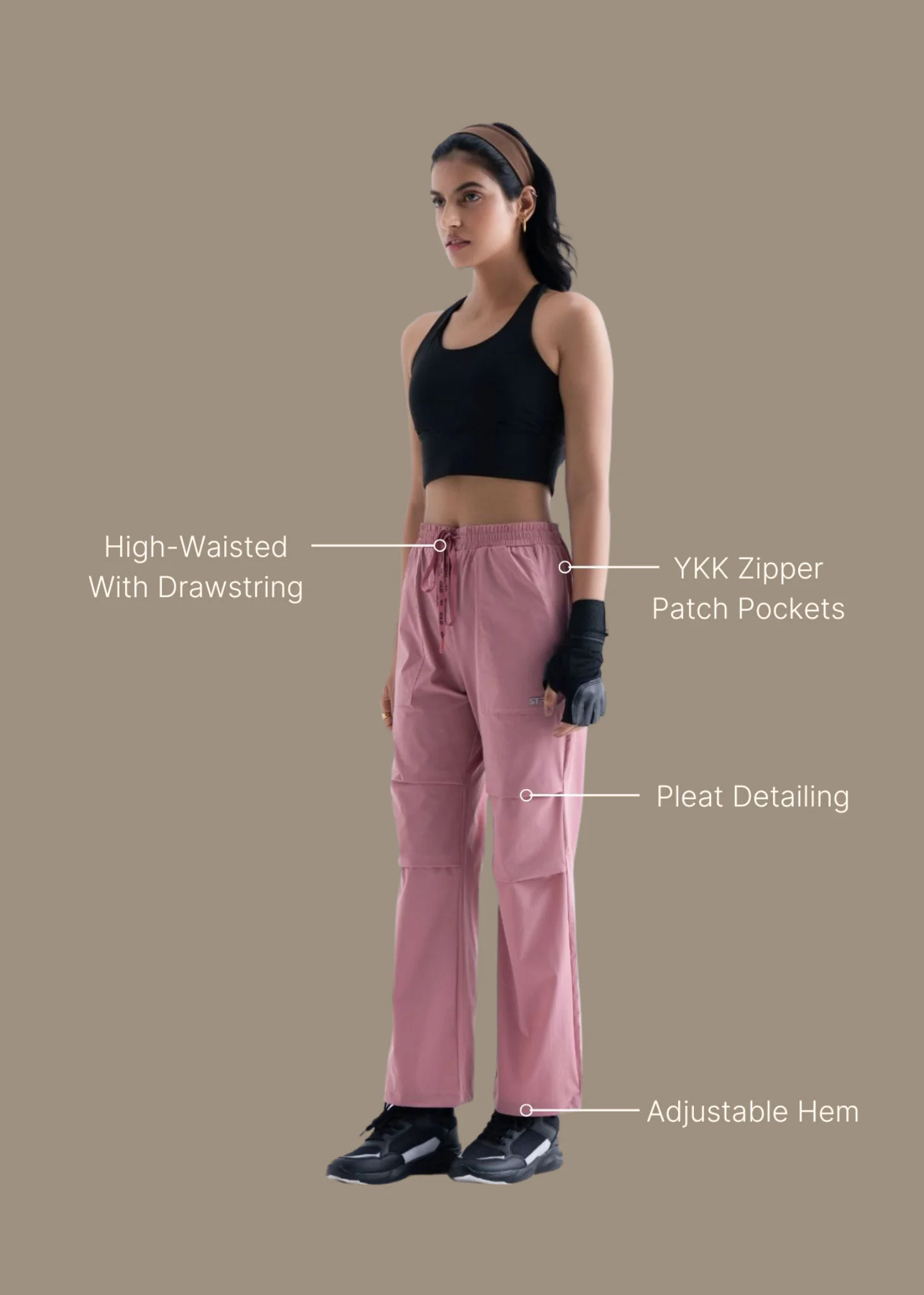 Play core utility Cargo pants - Mesa Rose - Image 3