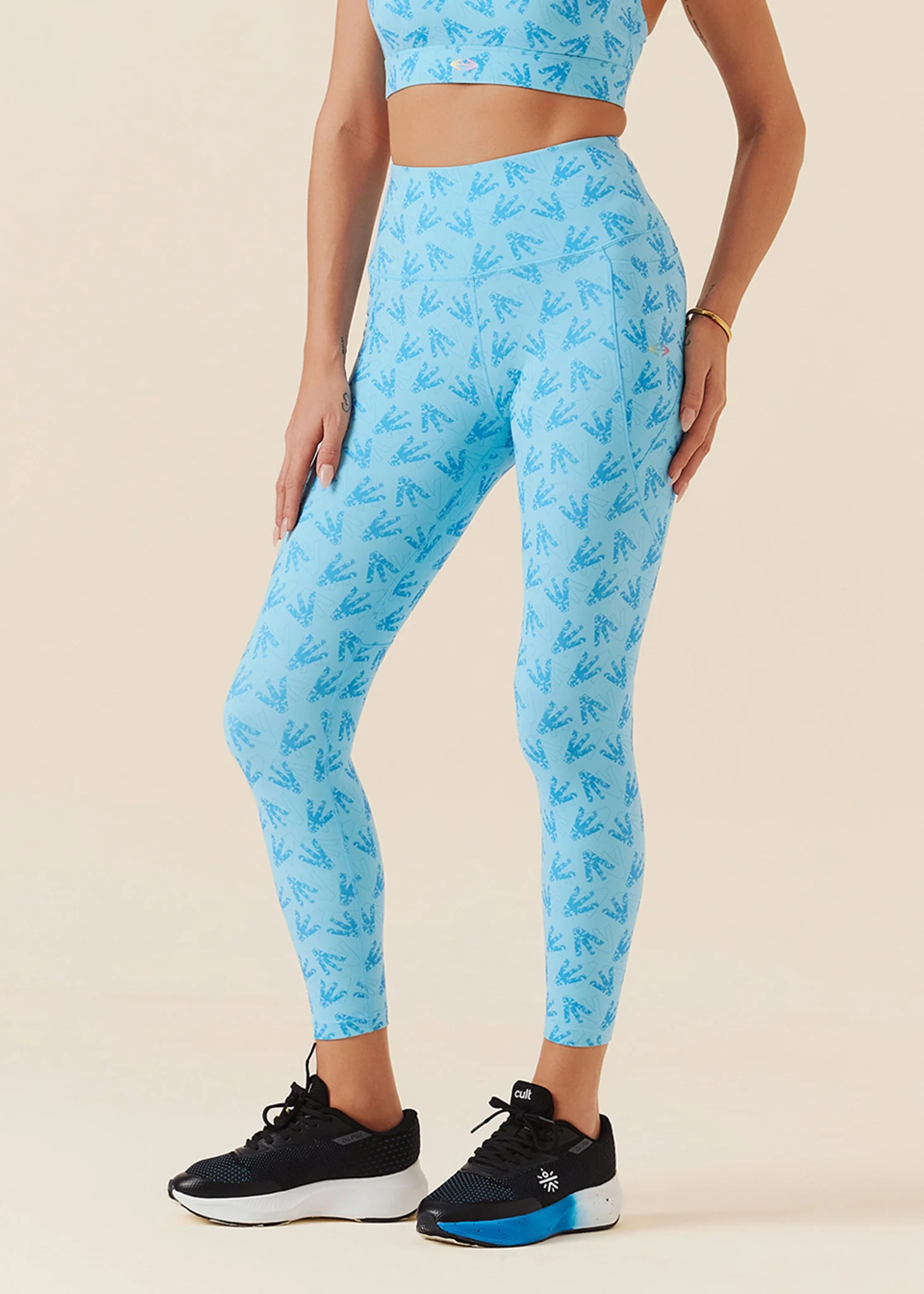 Women Comfort Fit Leggings - Milky Blue