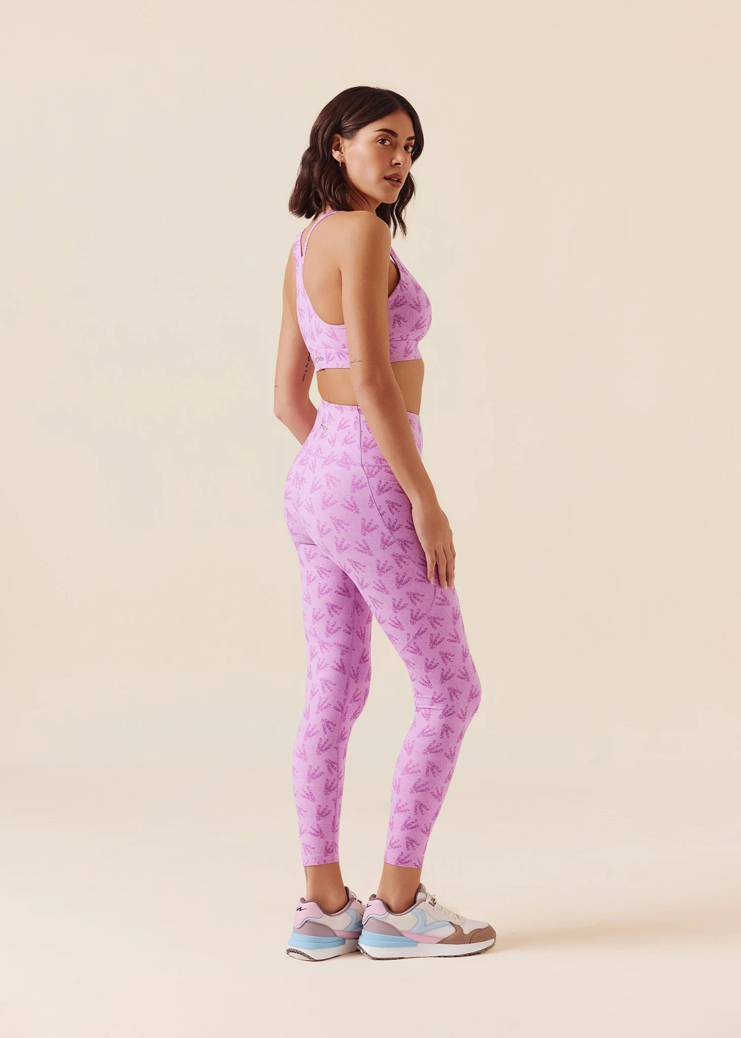 Women Comfort Fit Leggings - Orchid Pink - Image 5