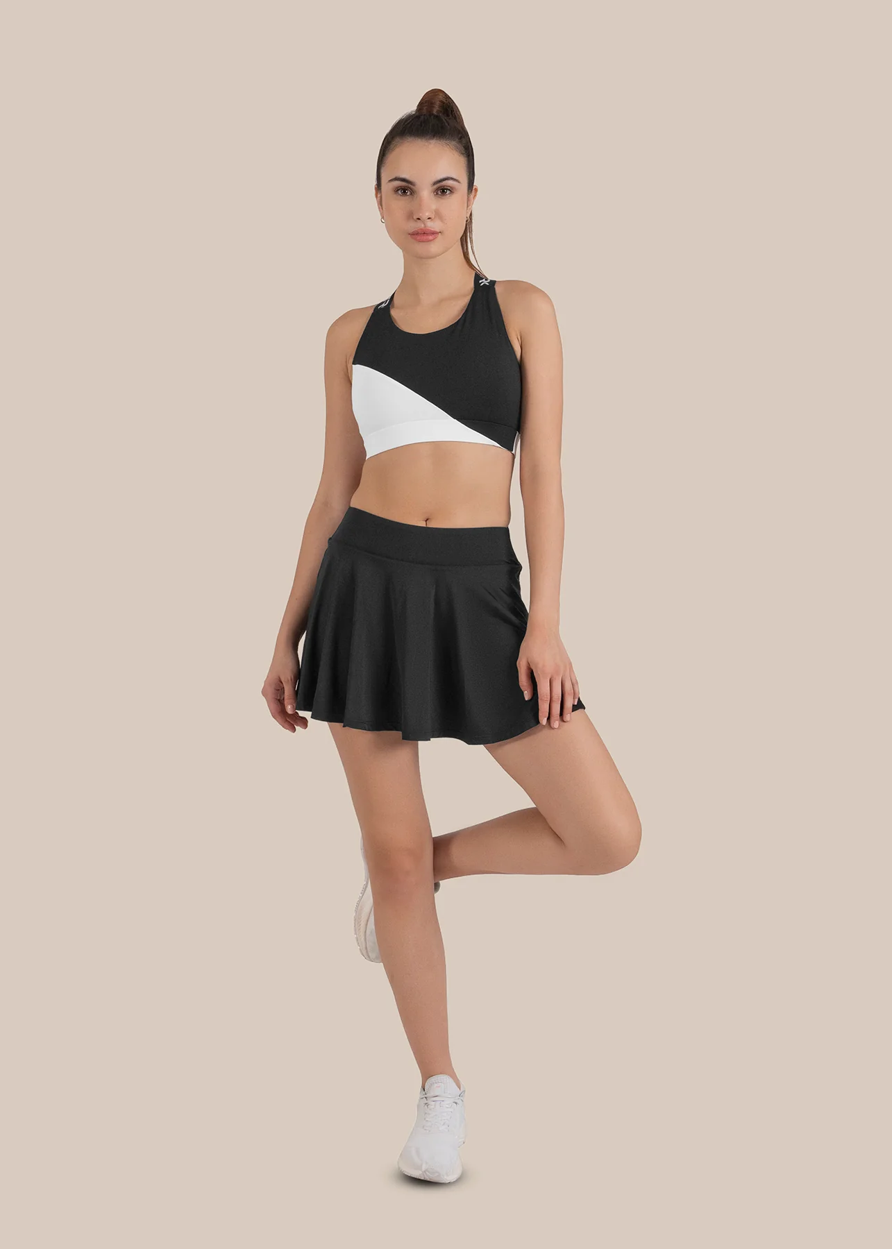 StrchFlex Compression Skort - Black - Image 2