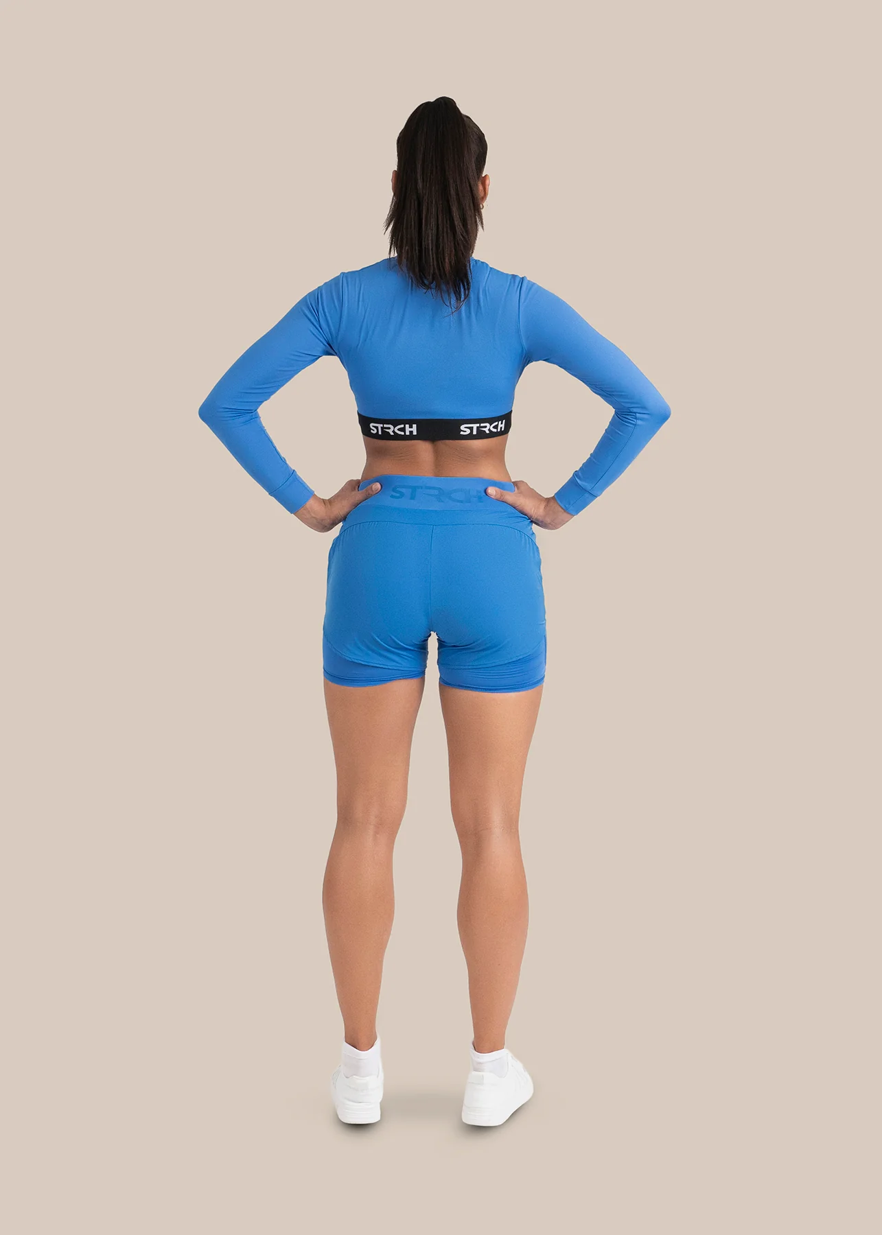 StrchFlex Compression Shorts - Azure Blue - Image 6