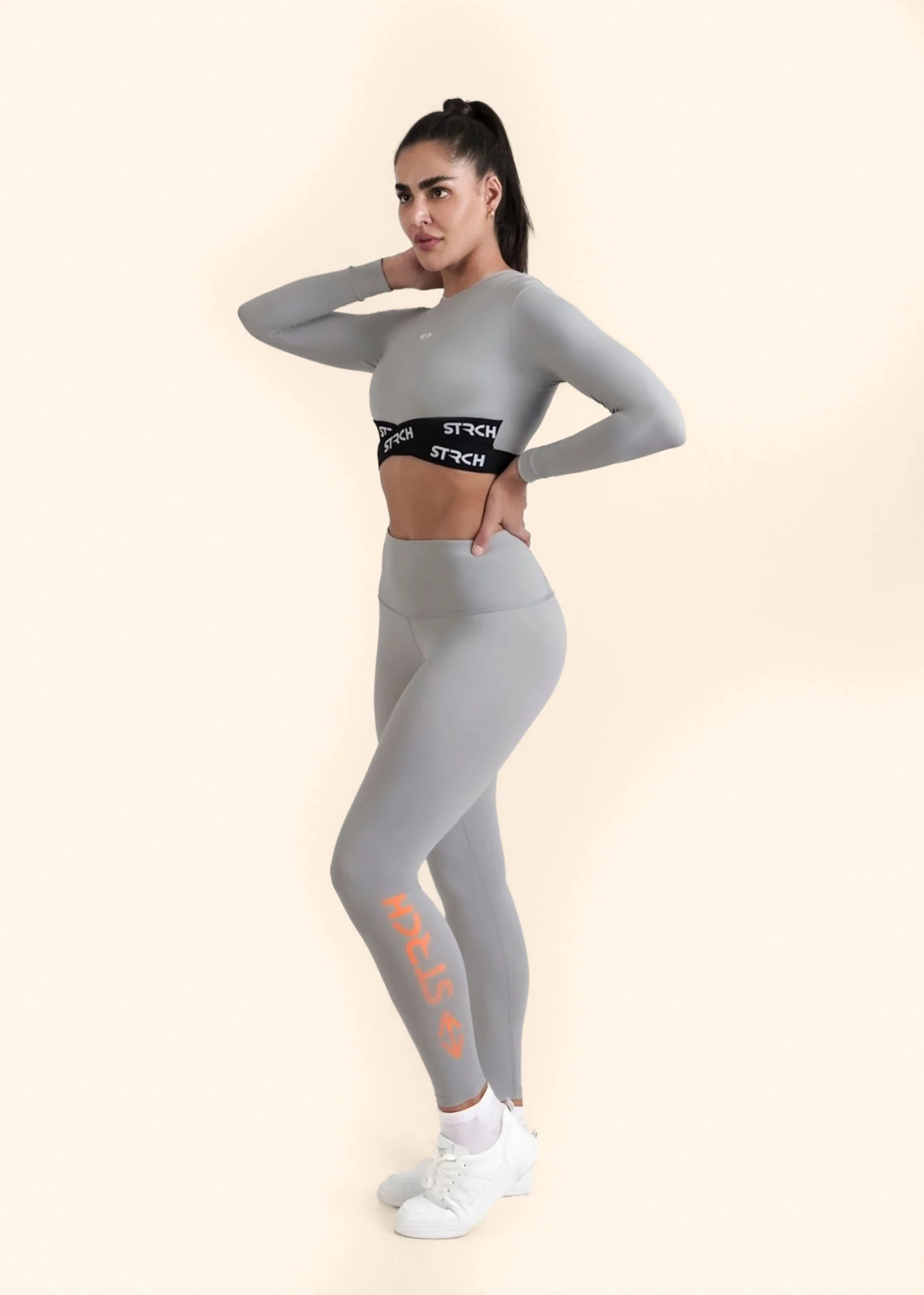 StrchFlex Elevated Performance leggings - Grey - Image 4