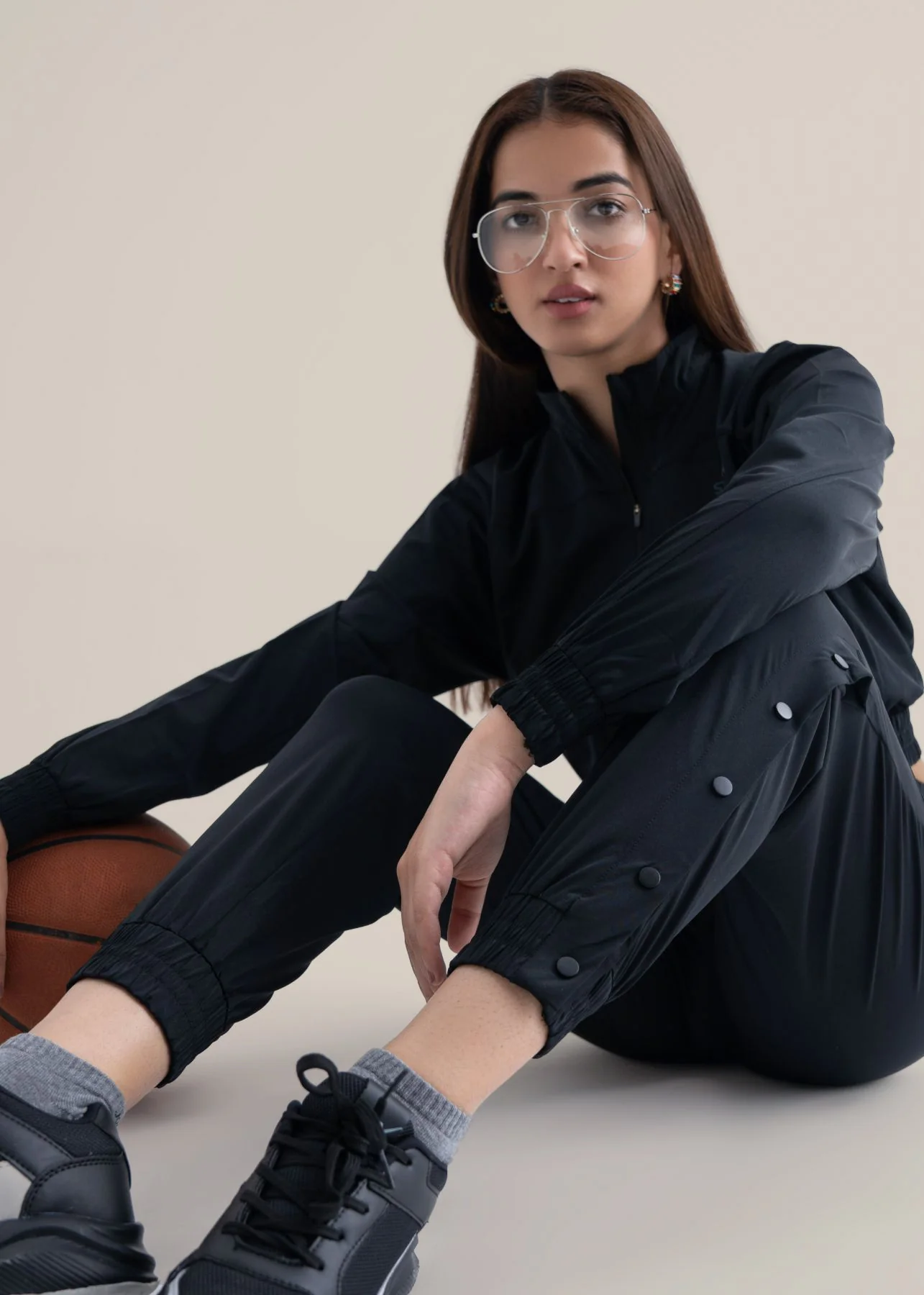 Women Cropped Jacket - Black - Image 2