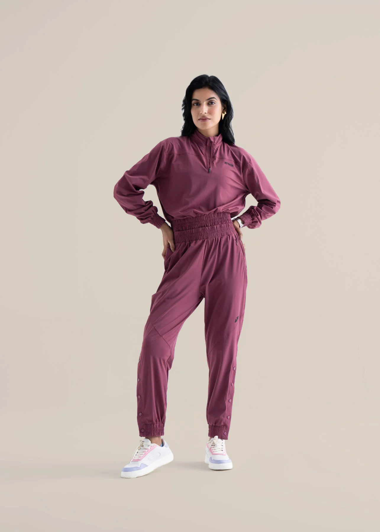 Women Cropped Jacket - Hawthorn Rose - Image 2