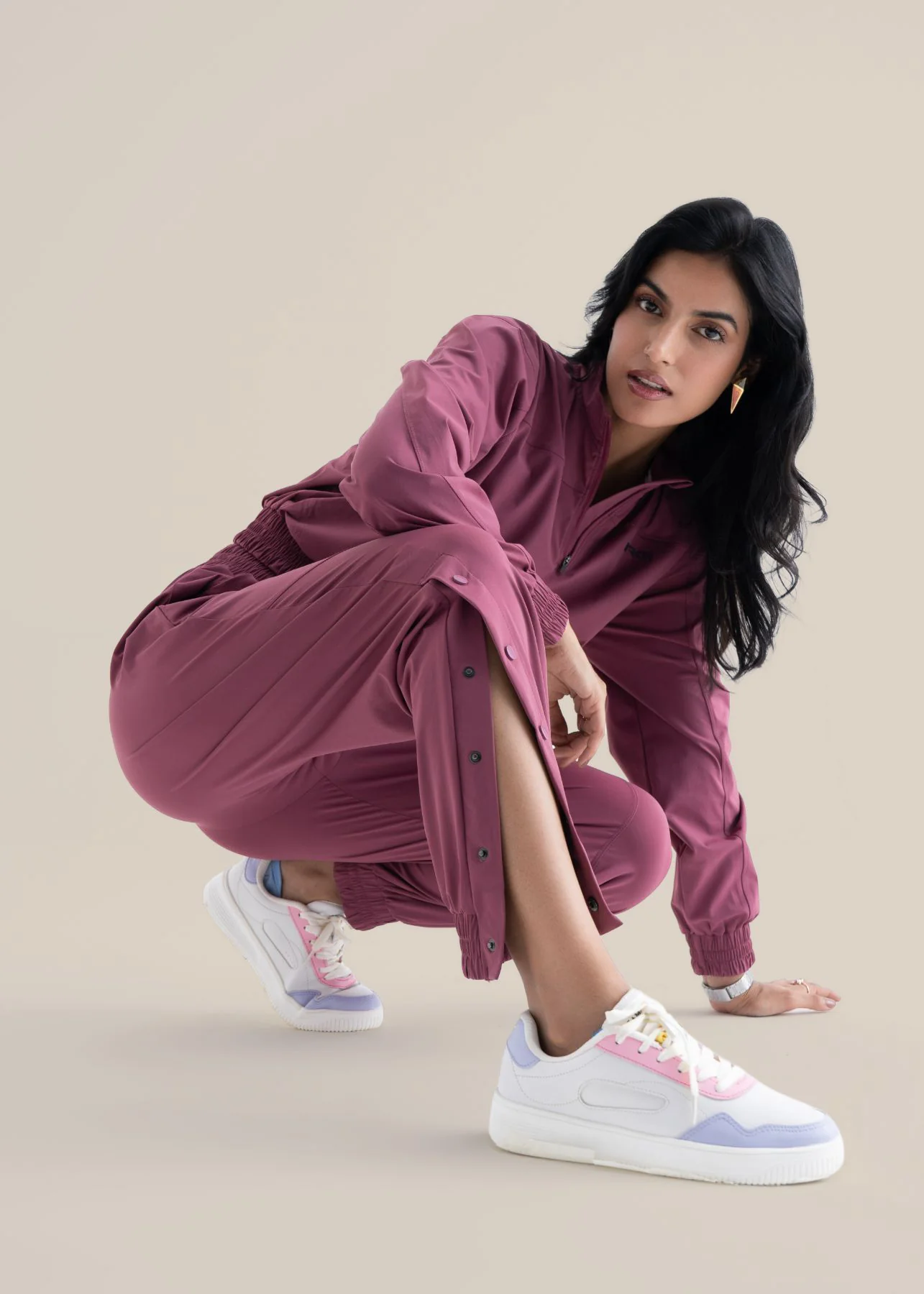 Women Cropped Jacket - Hawthorn Rose - Image 3