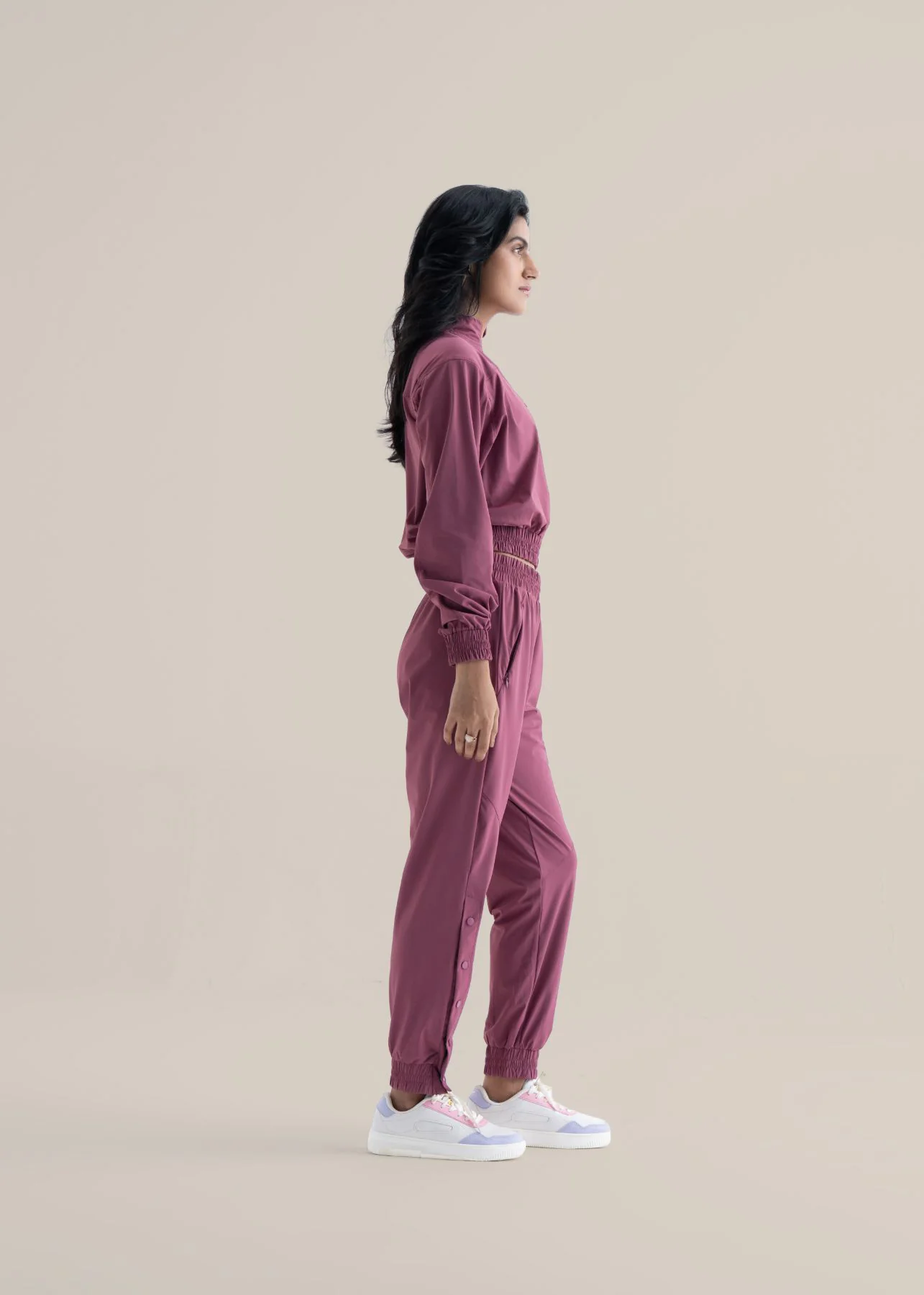 Women Cropped Jacket - Hawthorn Rose - Image 6