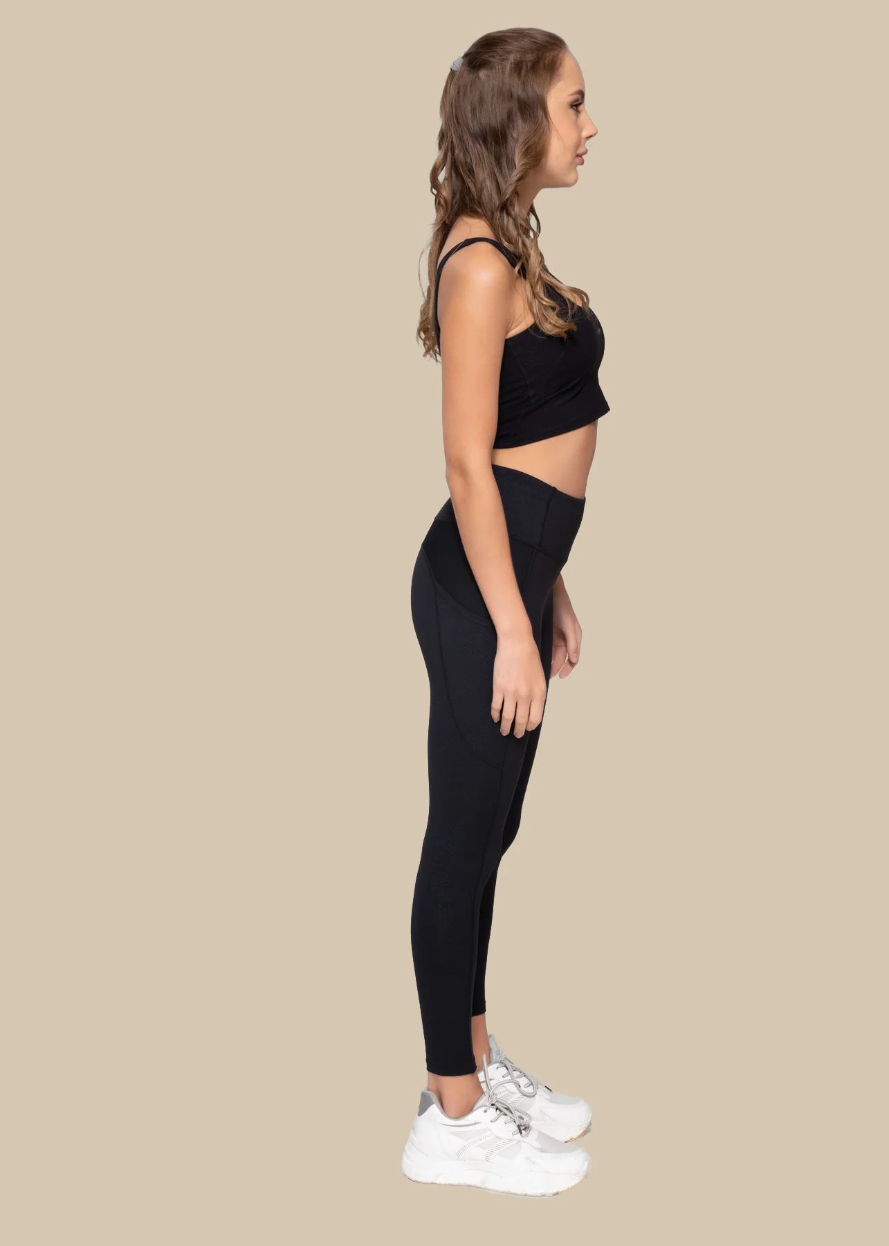 Play Core Embossed leggings - Black - Image 6