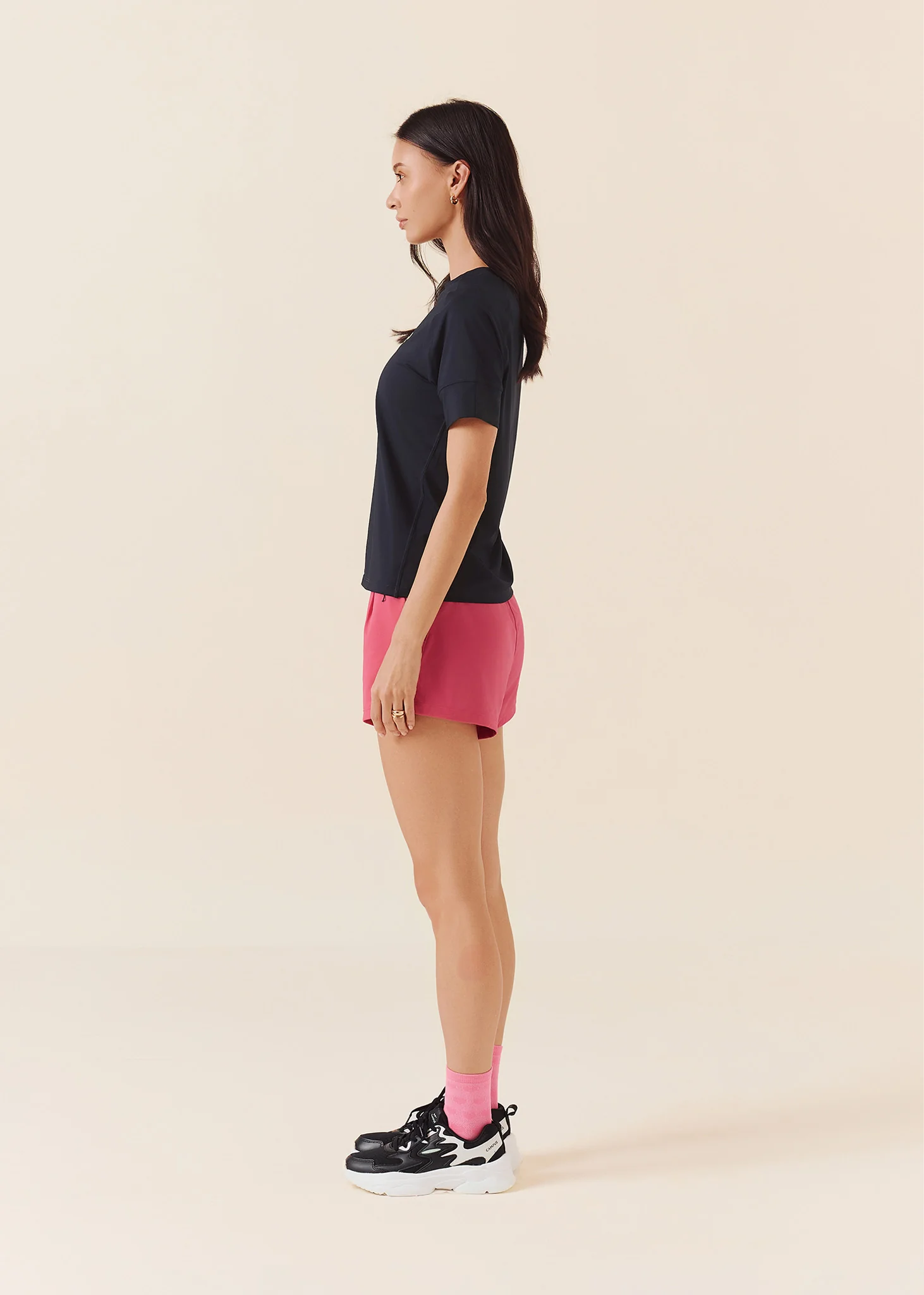 Women Fitness Top - Jet Black - Image 4