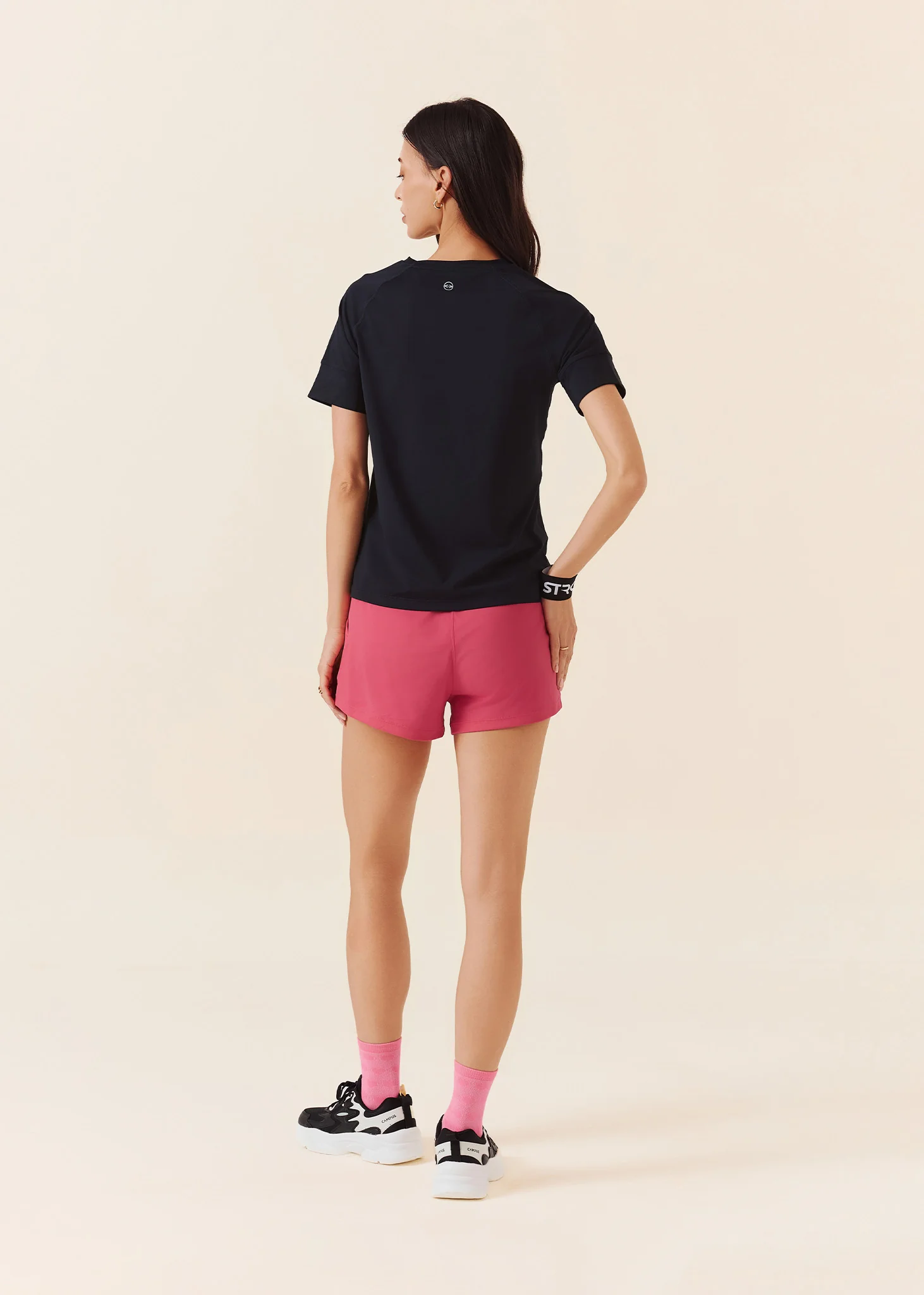 Women Fitness Top - Jet Black - Image 6