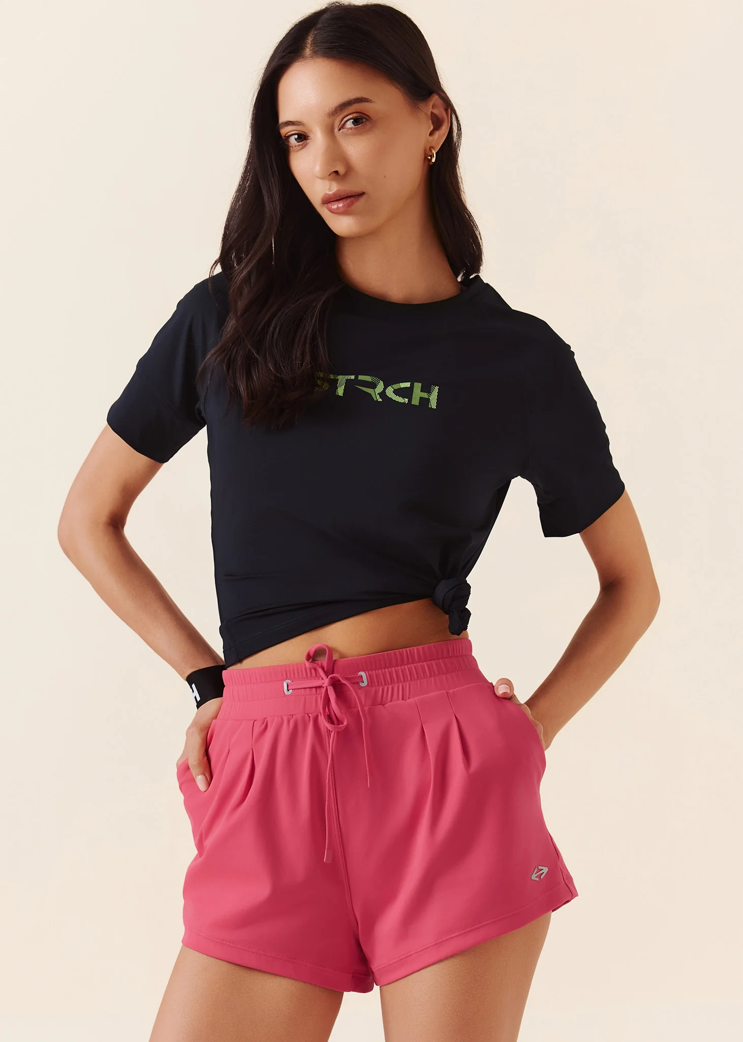 Women Fitness Top - Jet Black - Image 7