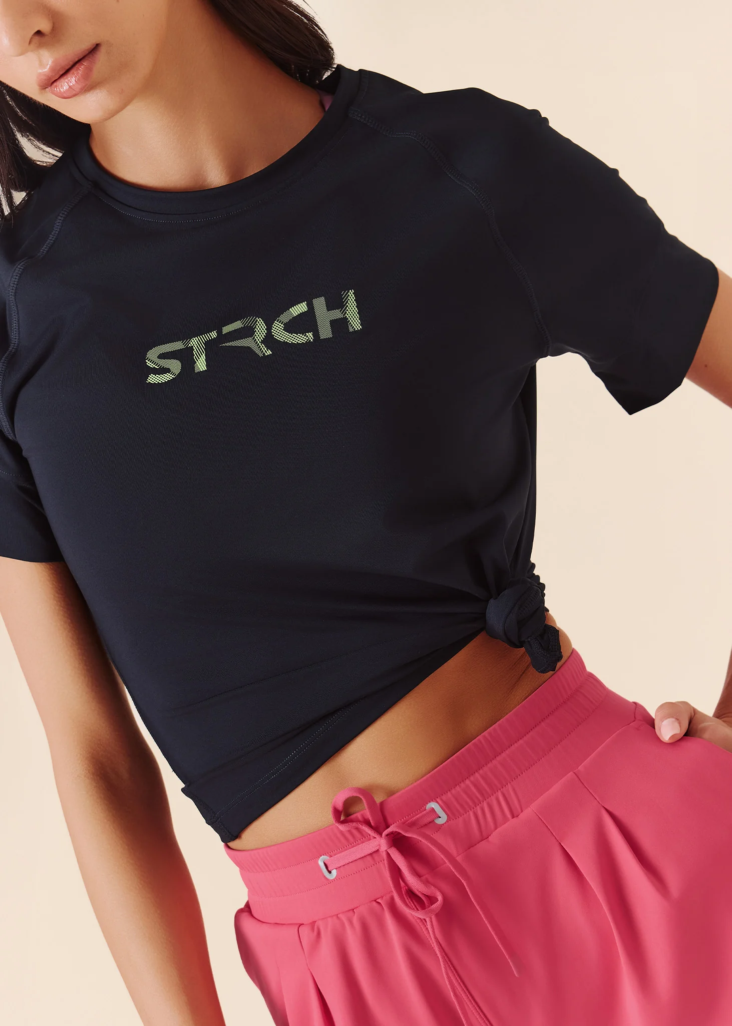 Women Fitness Top - Jet Black - Image 8