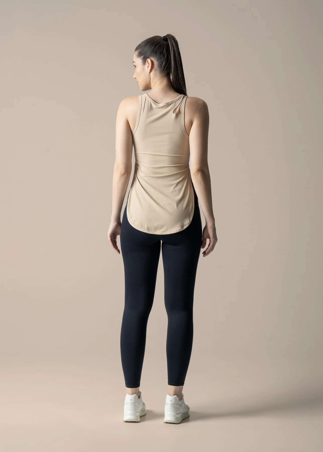 Women Flexible Fit Top - Beige - Image 5
