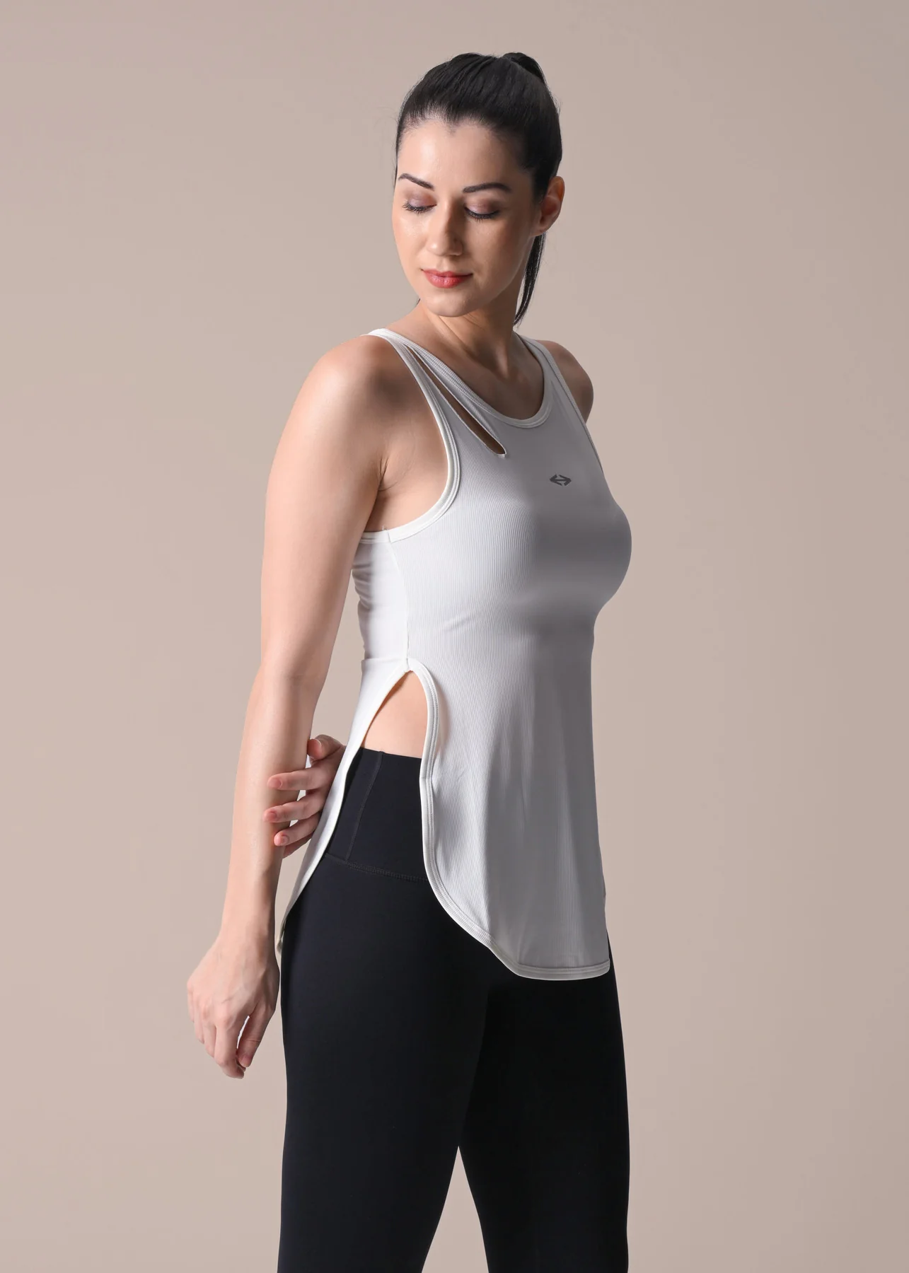 Women Flexible Fit Top - White - Image 4