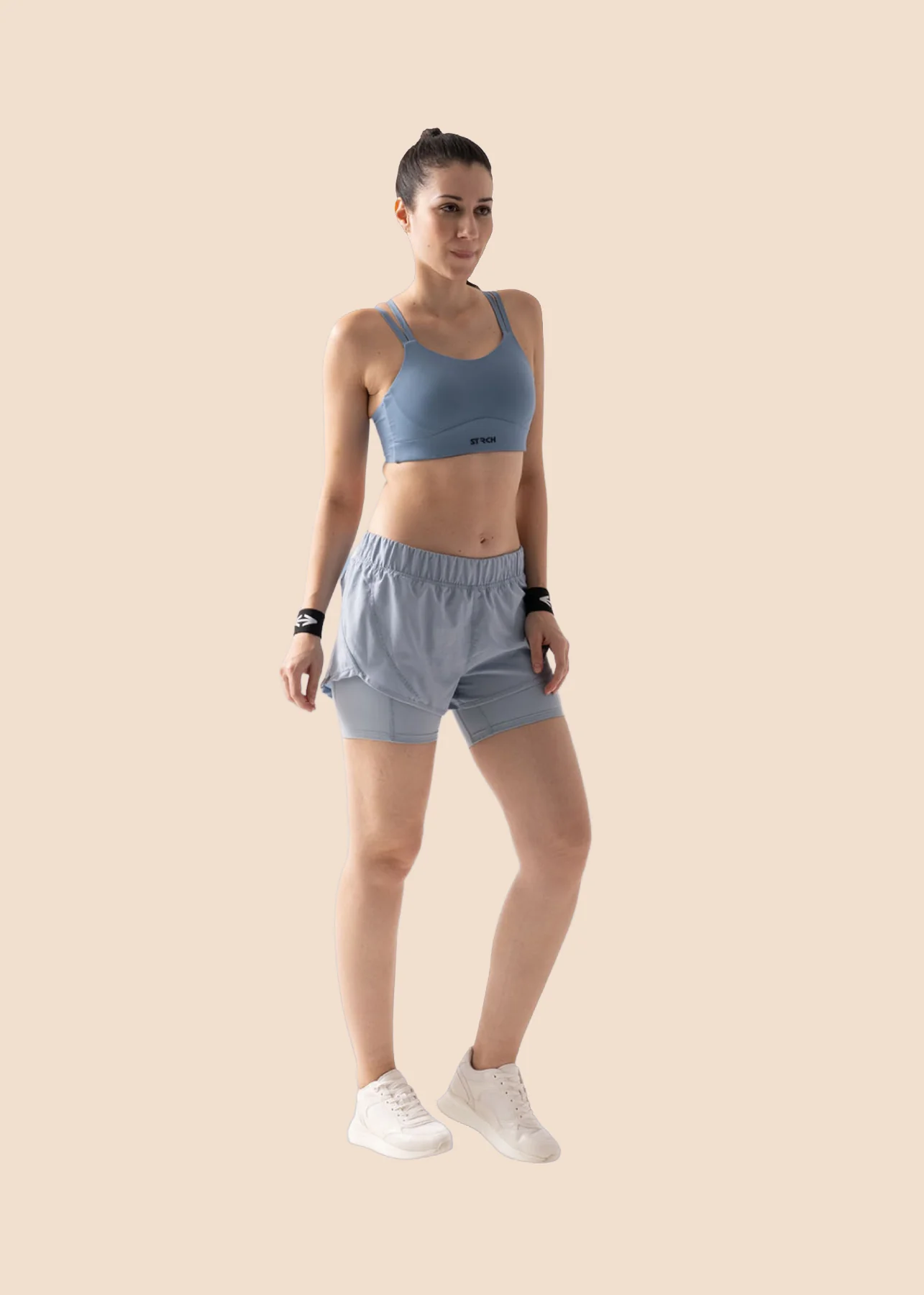 Low Impact medium coverage sports bra - Glacier Lake - Image 2