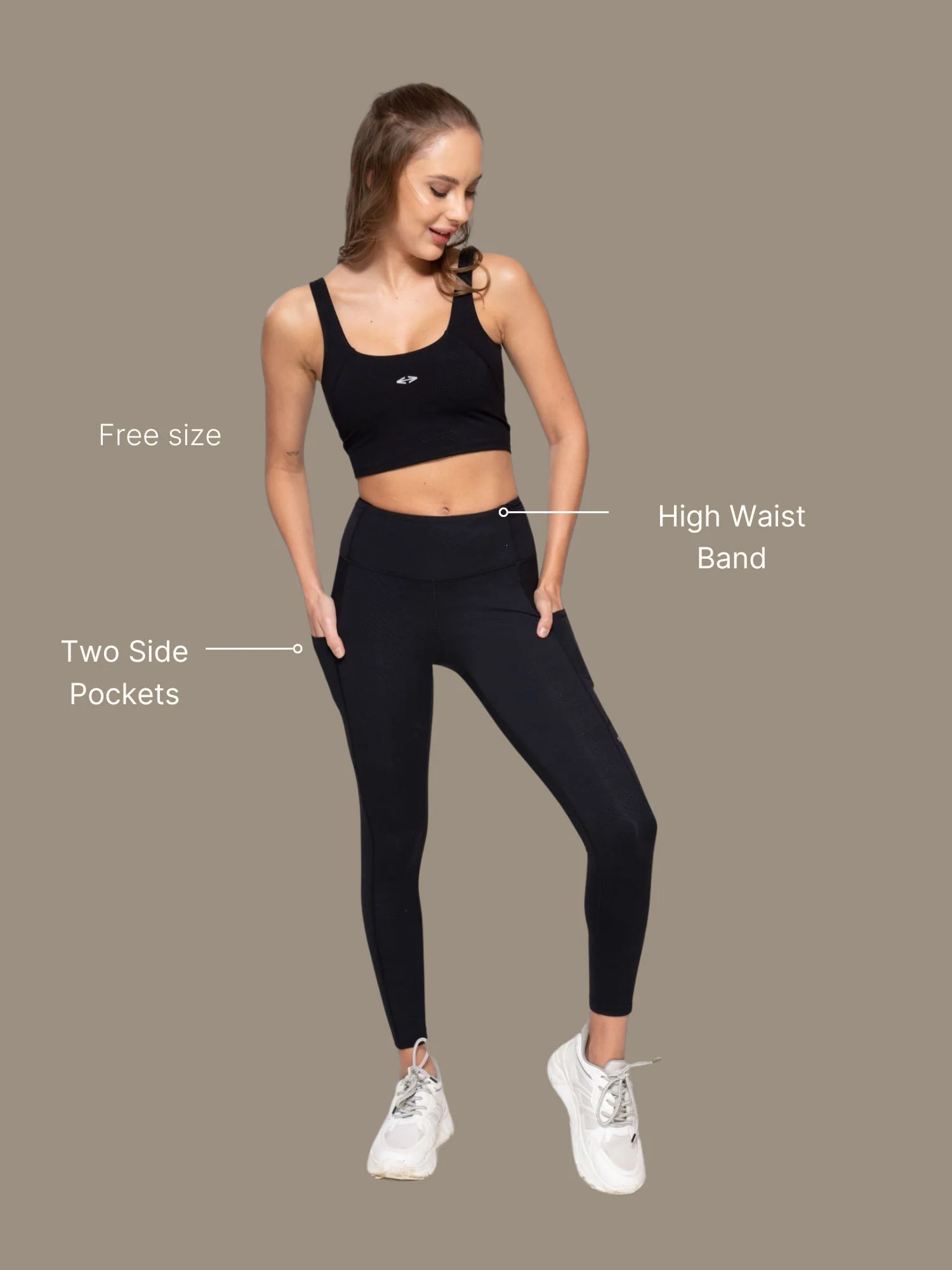 Every day training leggings - Black - Image 3