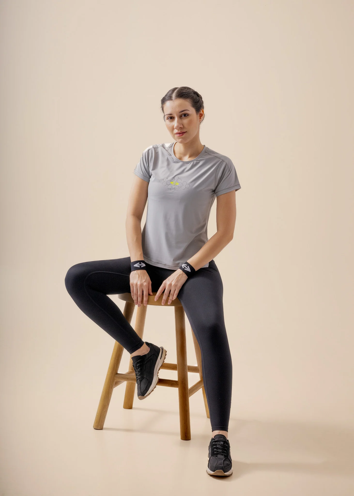 GrafeSTRCH Workout Tee - Grey