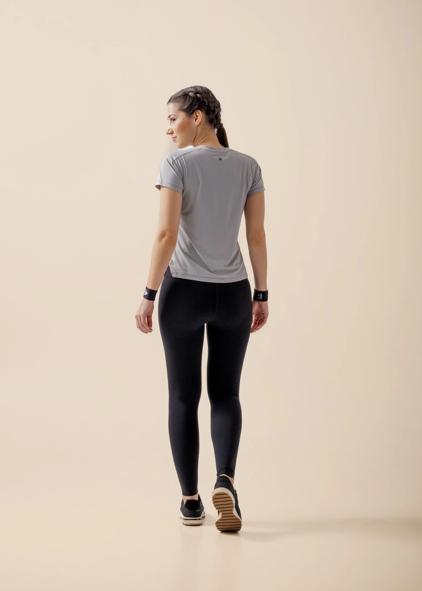 GrafeSTRCH Workout Tee - Grey - Image 7