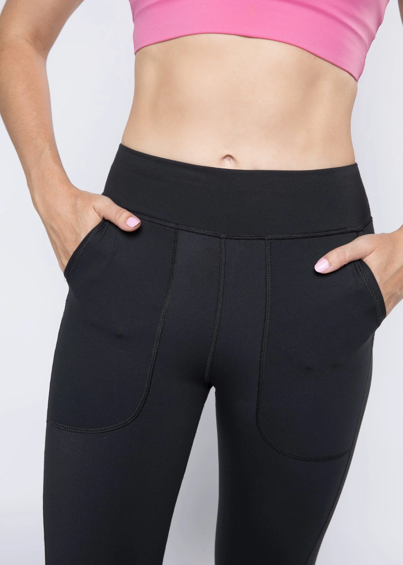 Women Gym Flare Pants - Black - Image 4