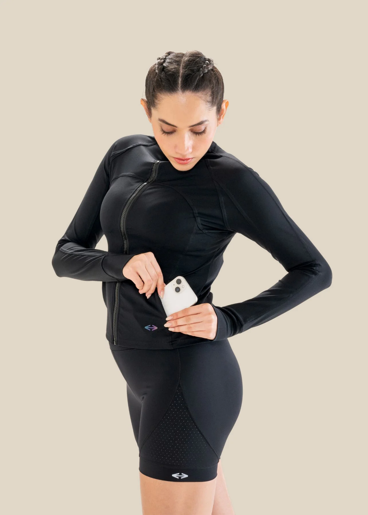 Women Gym Jacket - Black - Image 7