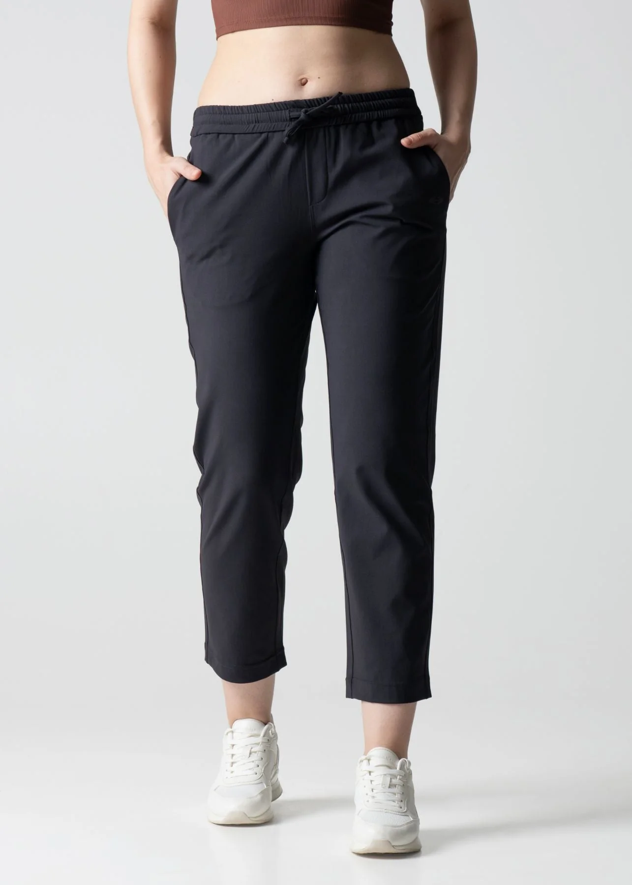 Women Gym Straight Pants - Black - Image 4