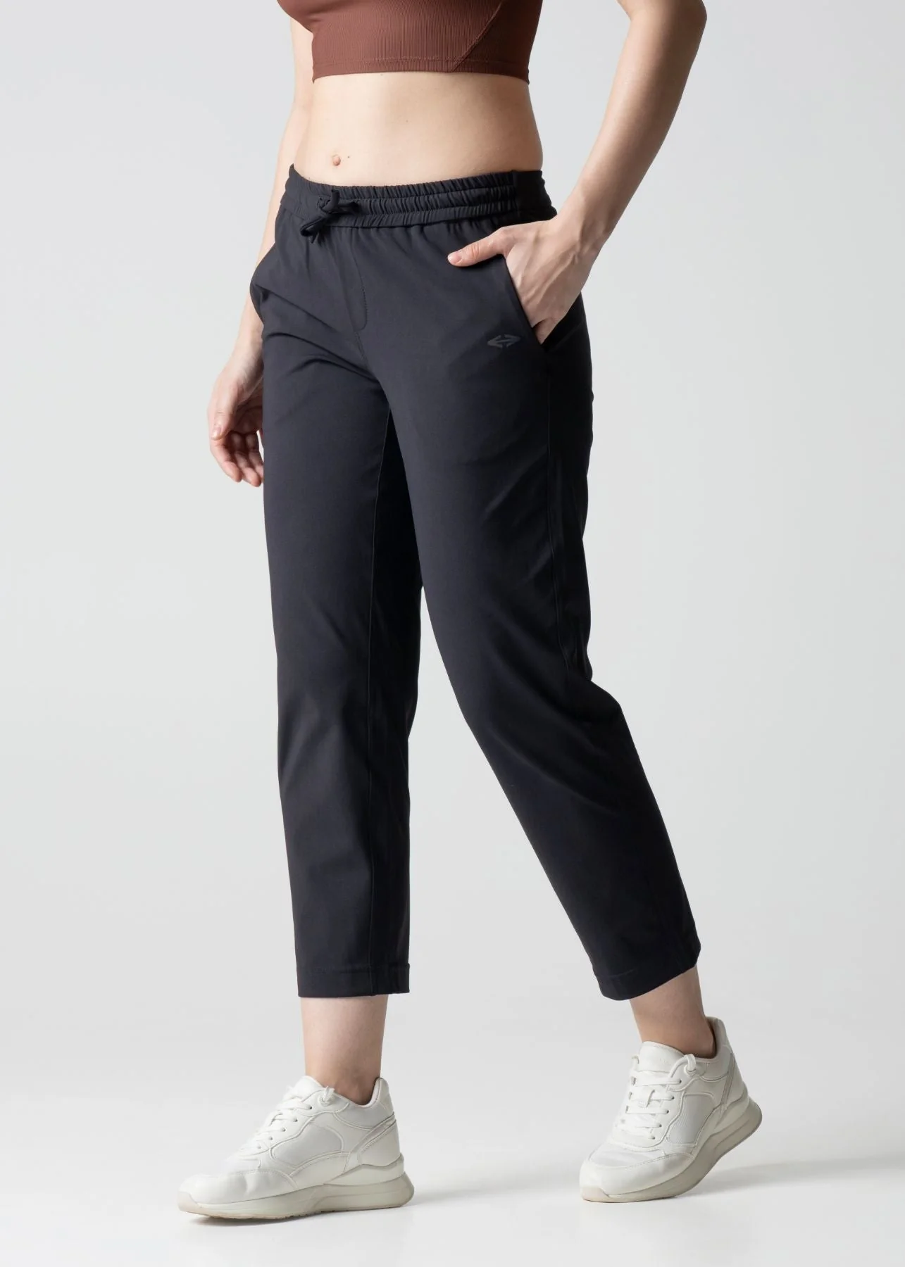 Women Gym Straight Pants - Black - Image 5