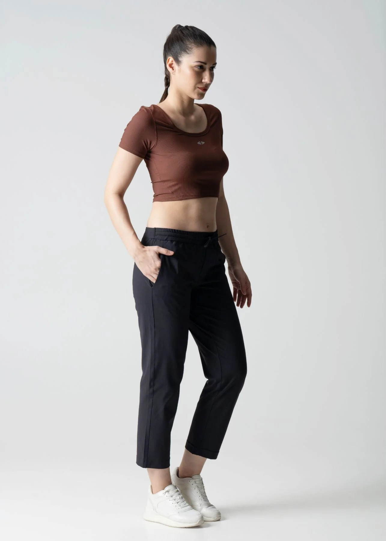 Women Gym Straight Pants - Black - Image 6
