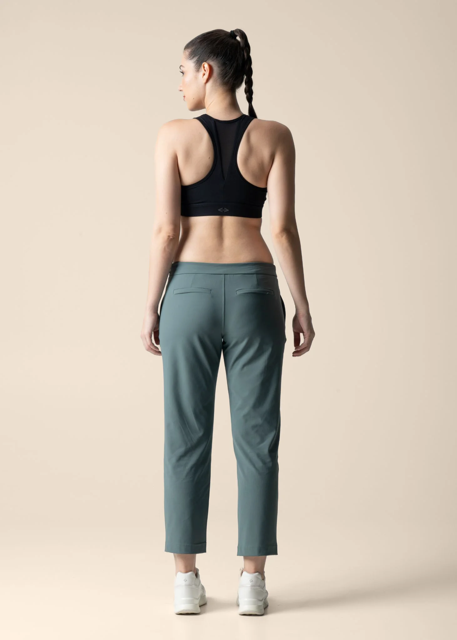 Women Gym Straight Pants - Sage Green - Image 7
