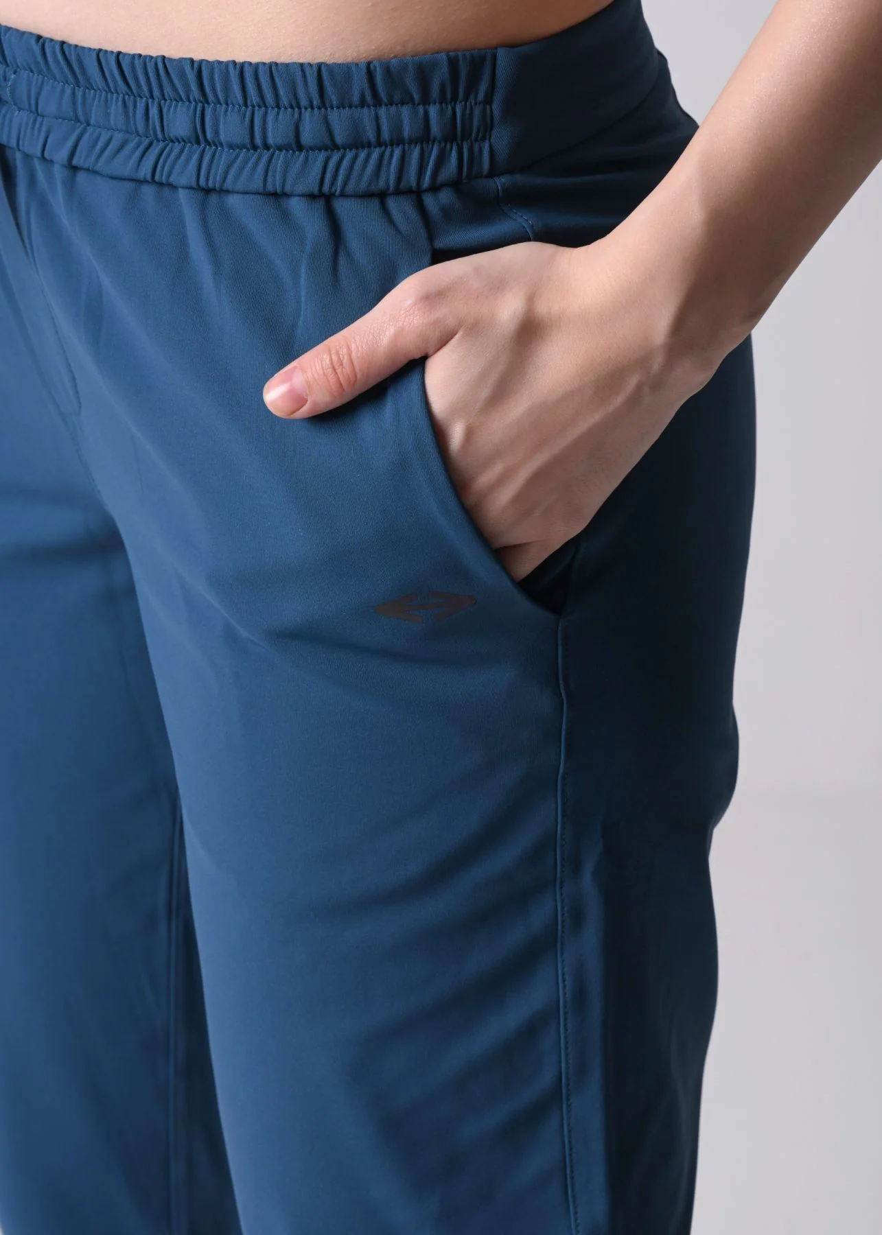 Women Gym Straight Pants - Teal - Image 5