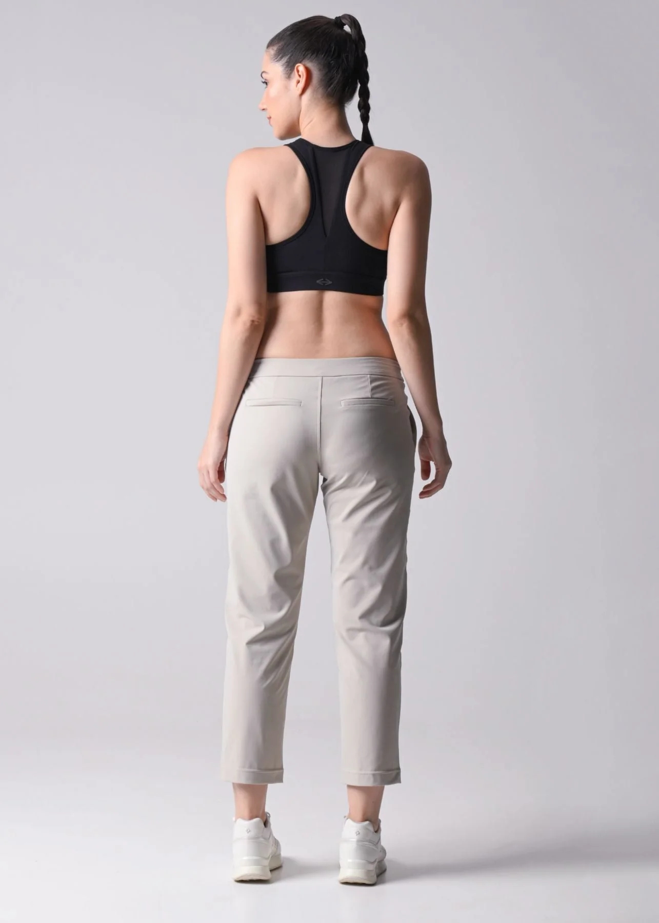Women Gym Straight Pants - White - Image 3