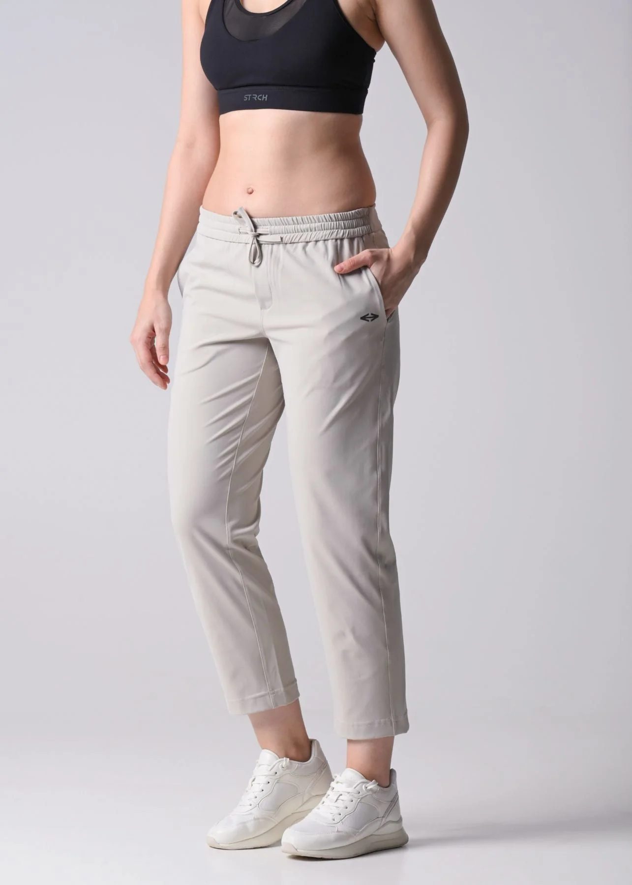 Women Gym Straight Pants - White - Image 5
