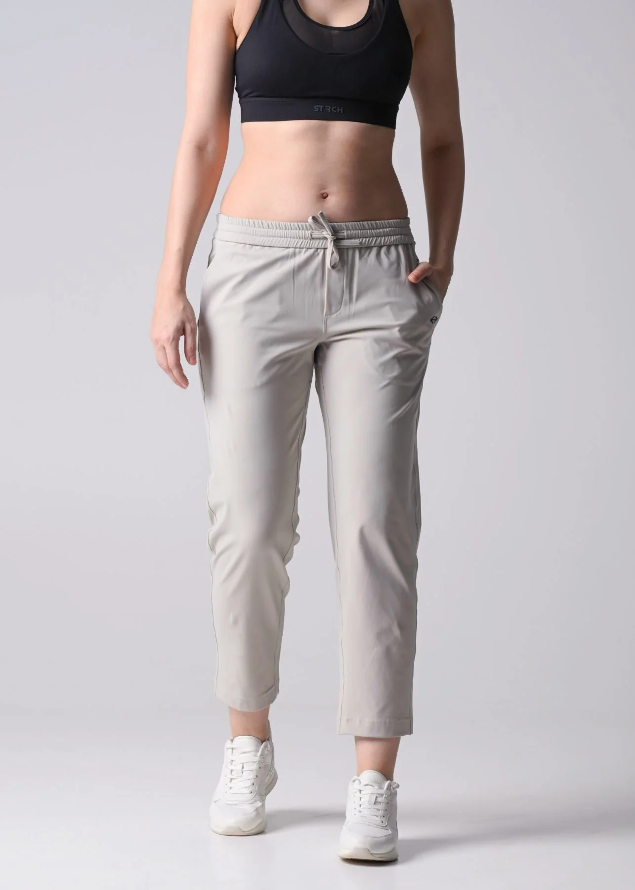 Women Gym Straight Pants - White - Image 6