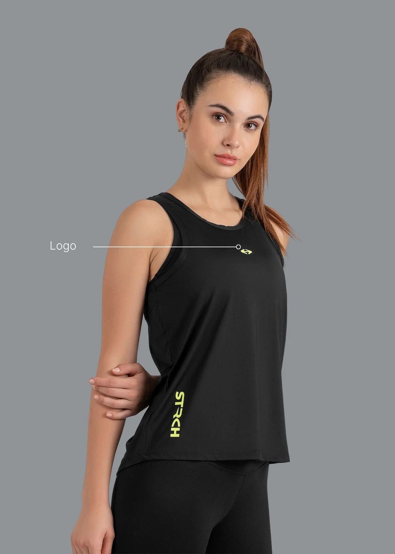Studio Training Core Tank - Black - Image 5