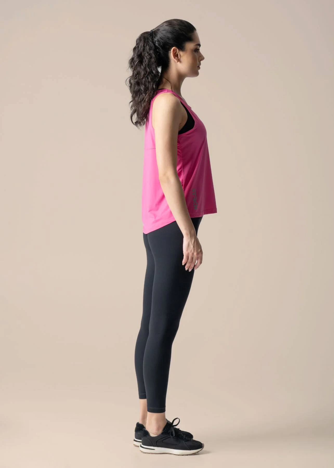 Studio Training Core Tank - Hot Pink - Image 4