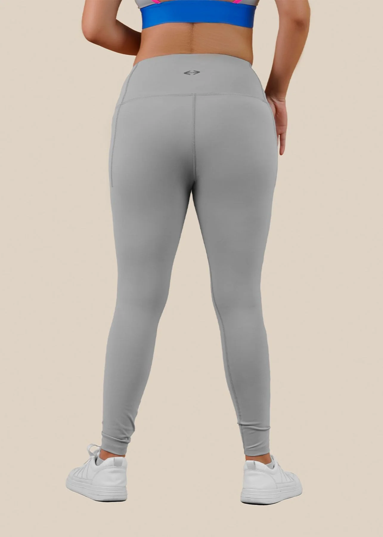 Women Gym To Yoga High Waist Leggings - Ultimate Grey - Image 6