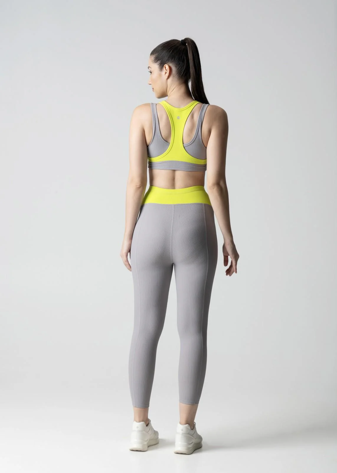 Women High Support Training Bra - Grey - Image 3