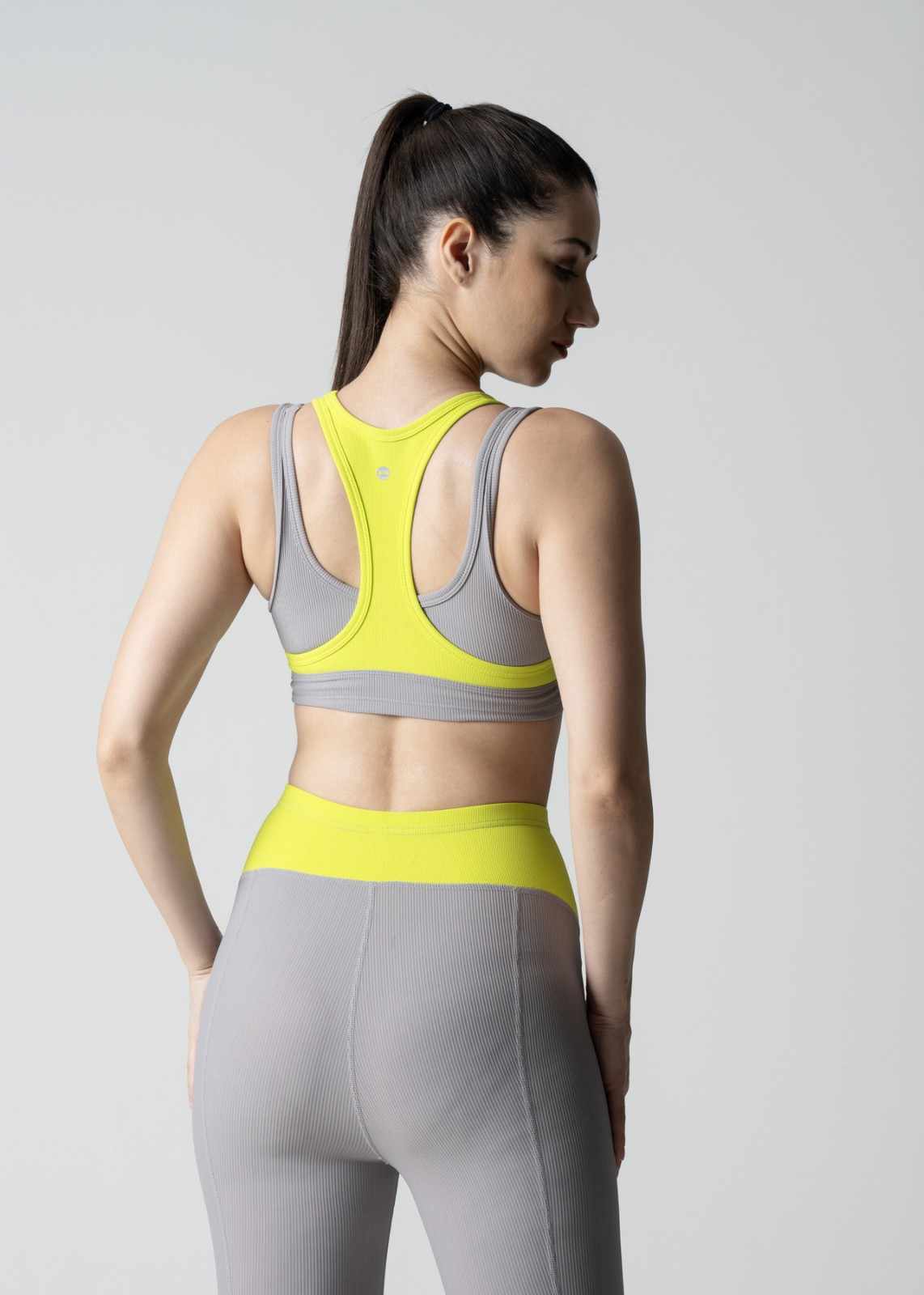 Women High Support Training Bra - Grey - Image 5
