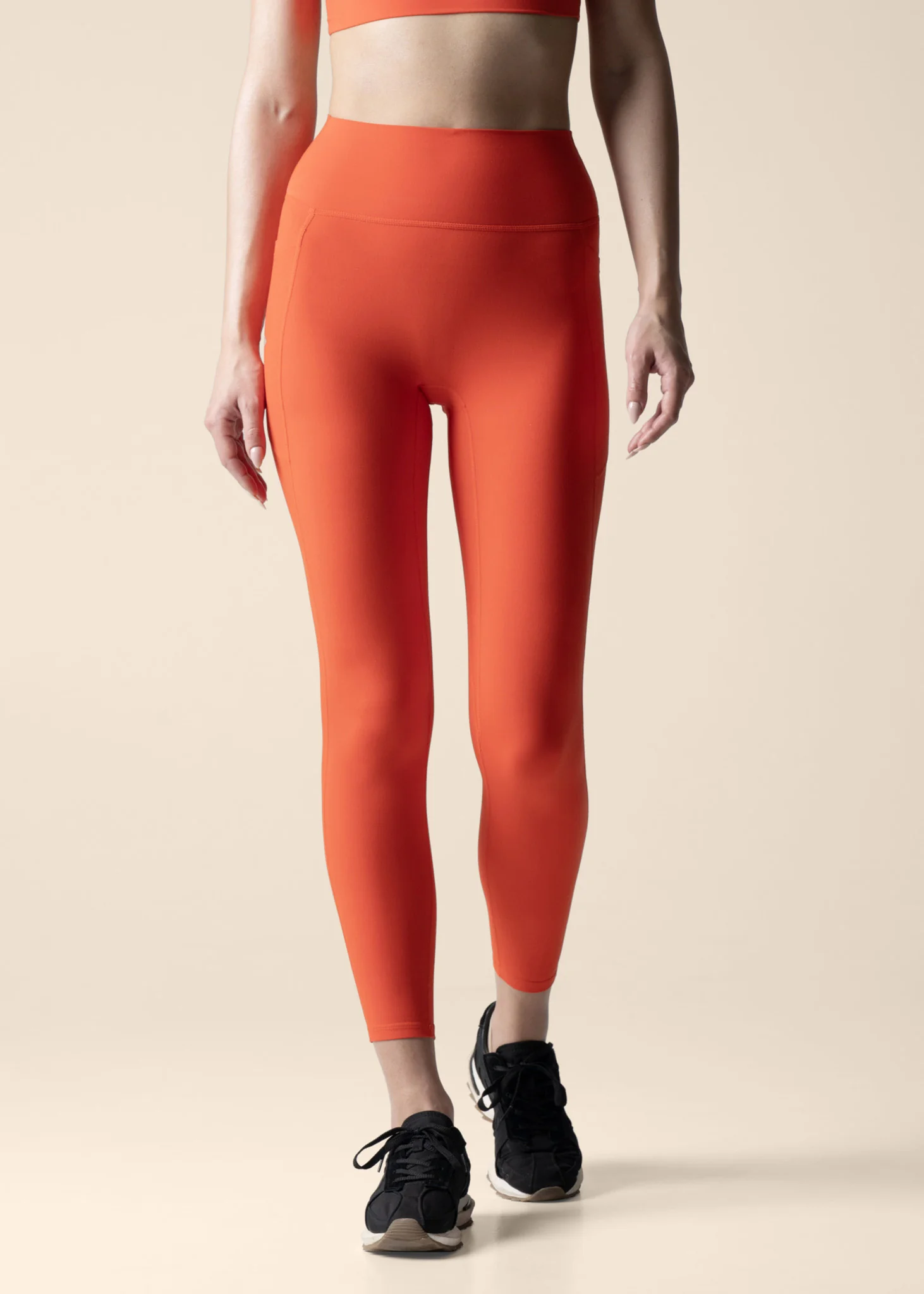 Sculting Silhouette StrchFlex Leggings - Orange