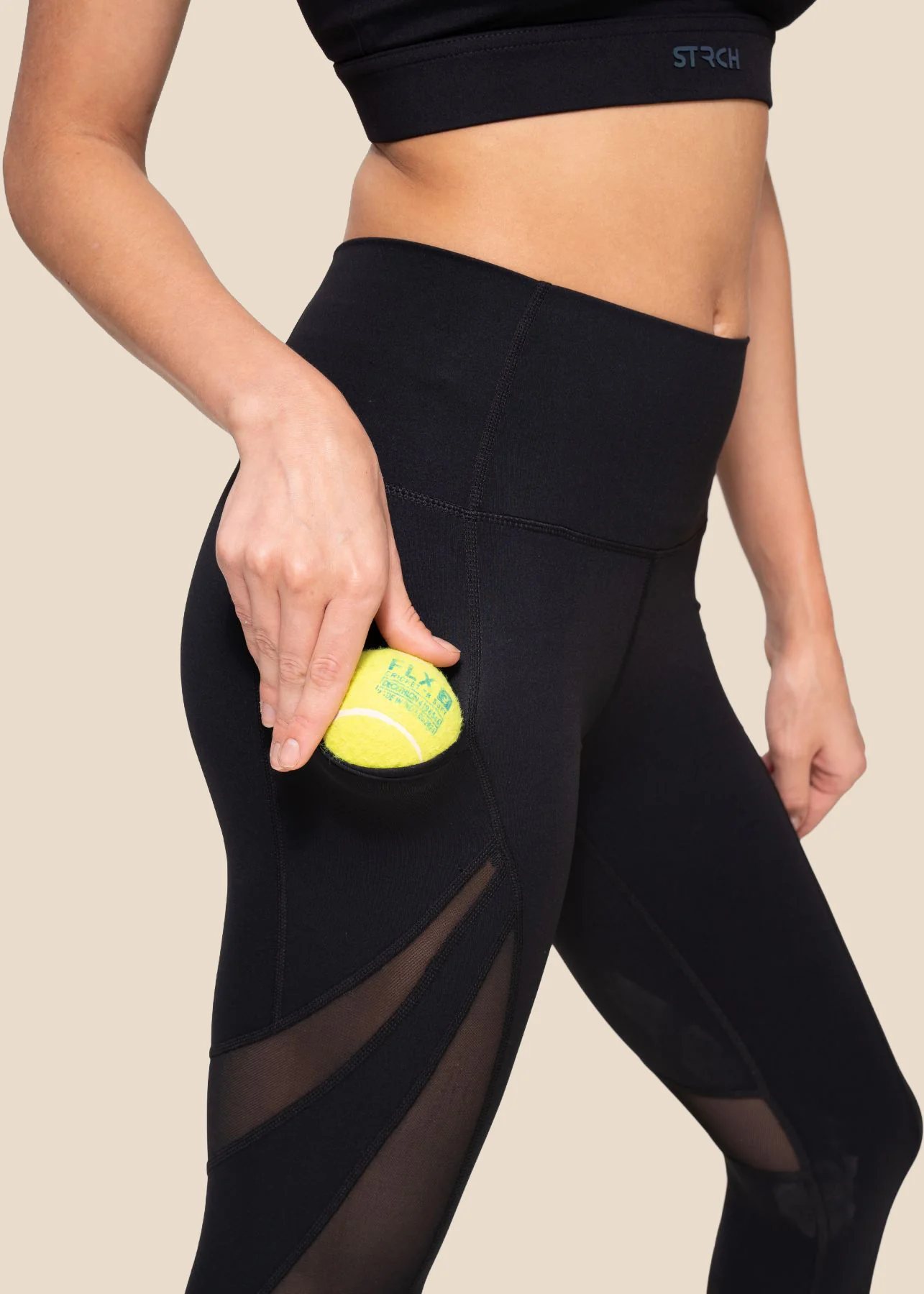Women High Waist Capri - Black - Image 5