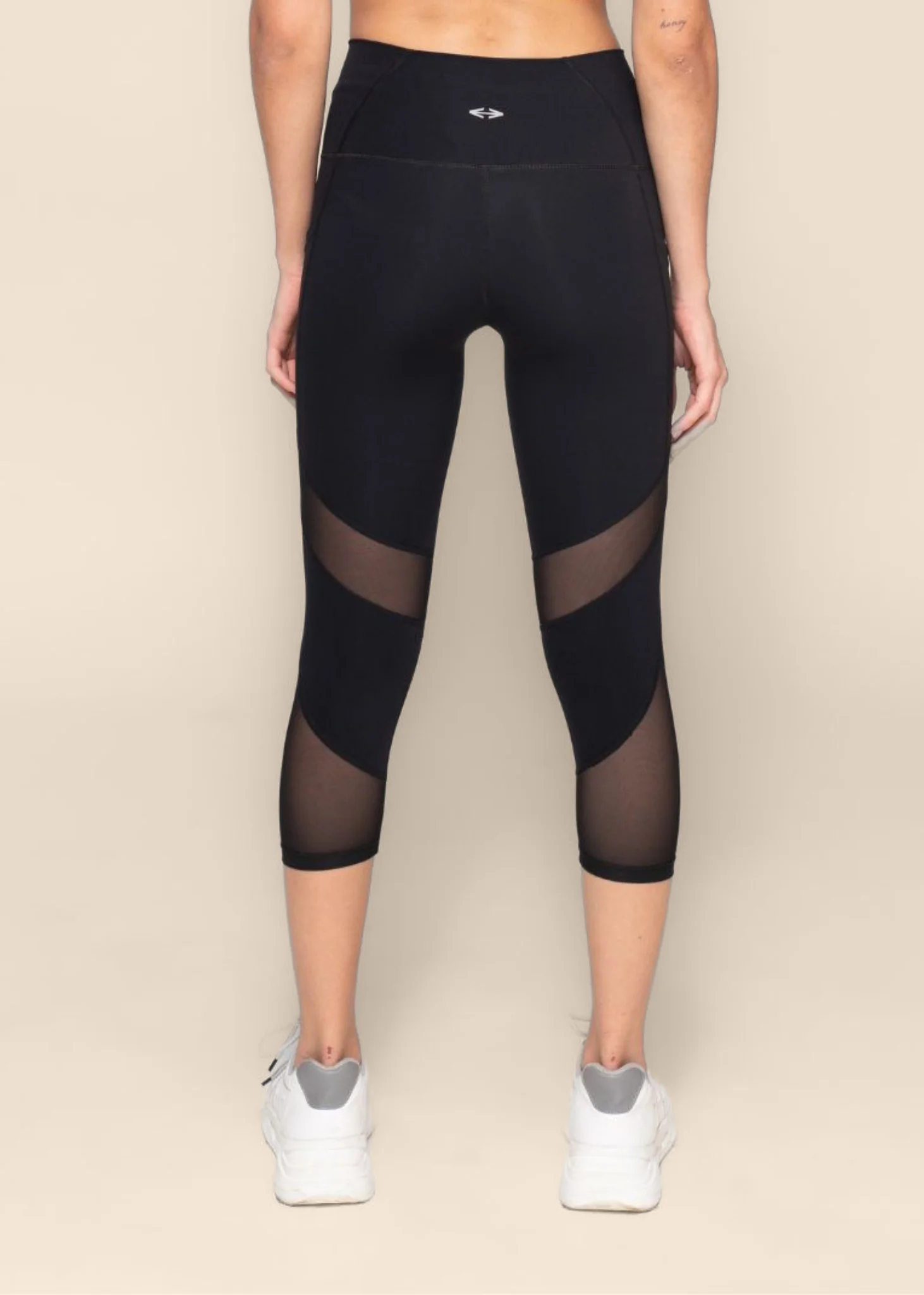 Women High Waist Capri - Black - Image 7