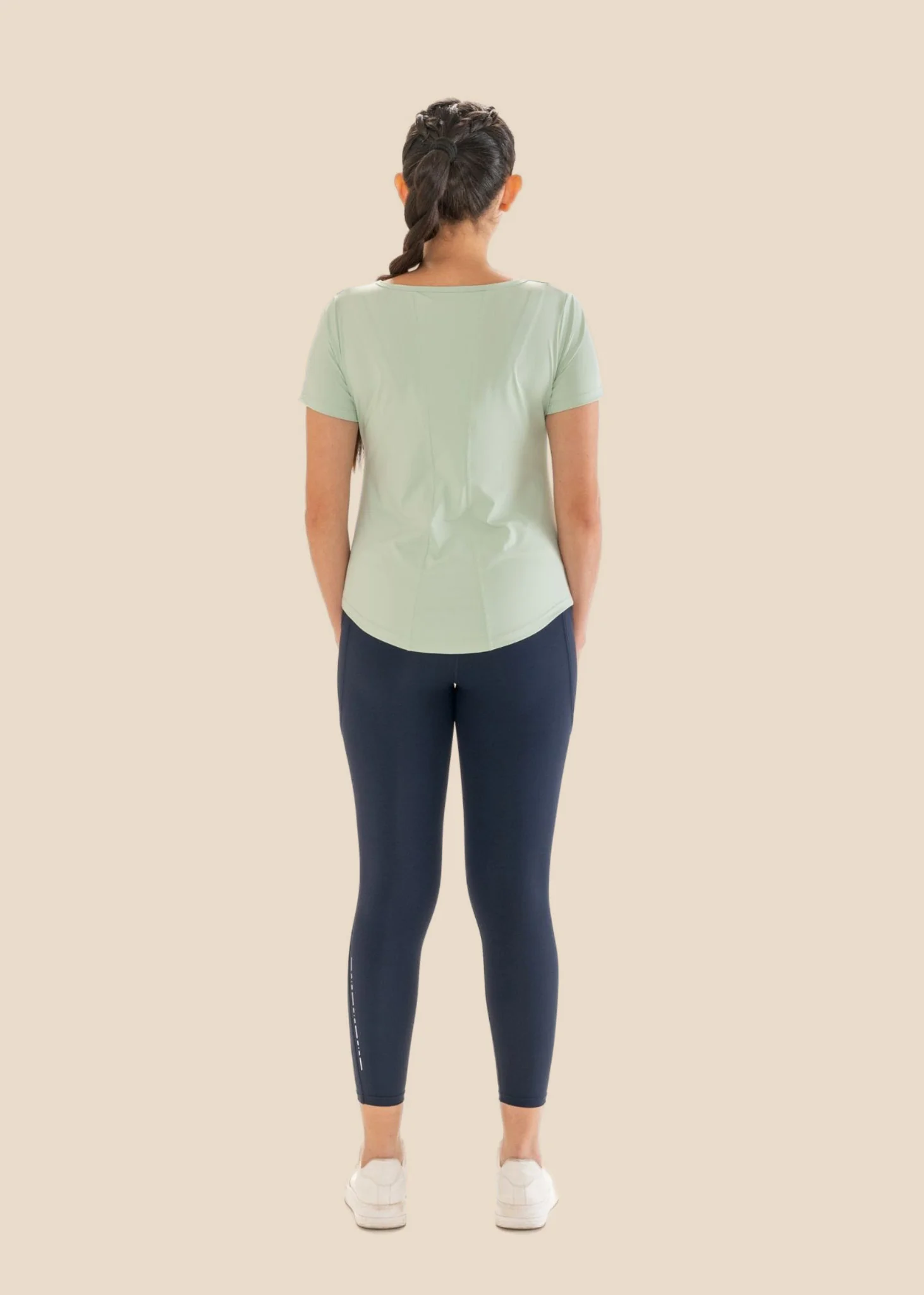 StrchFlex Performance Leggings - Navy Blue - Image 5