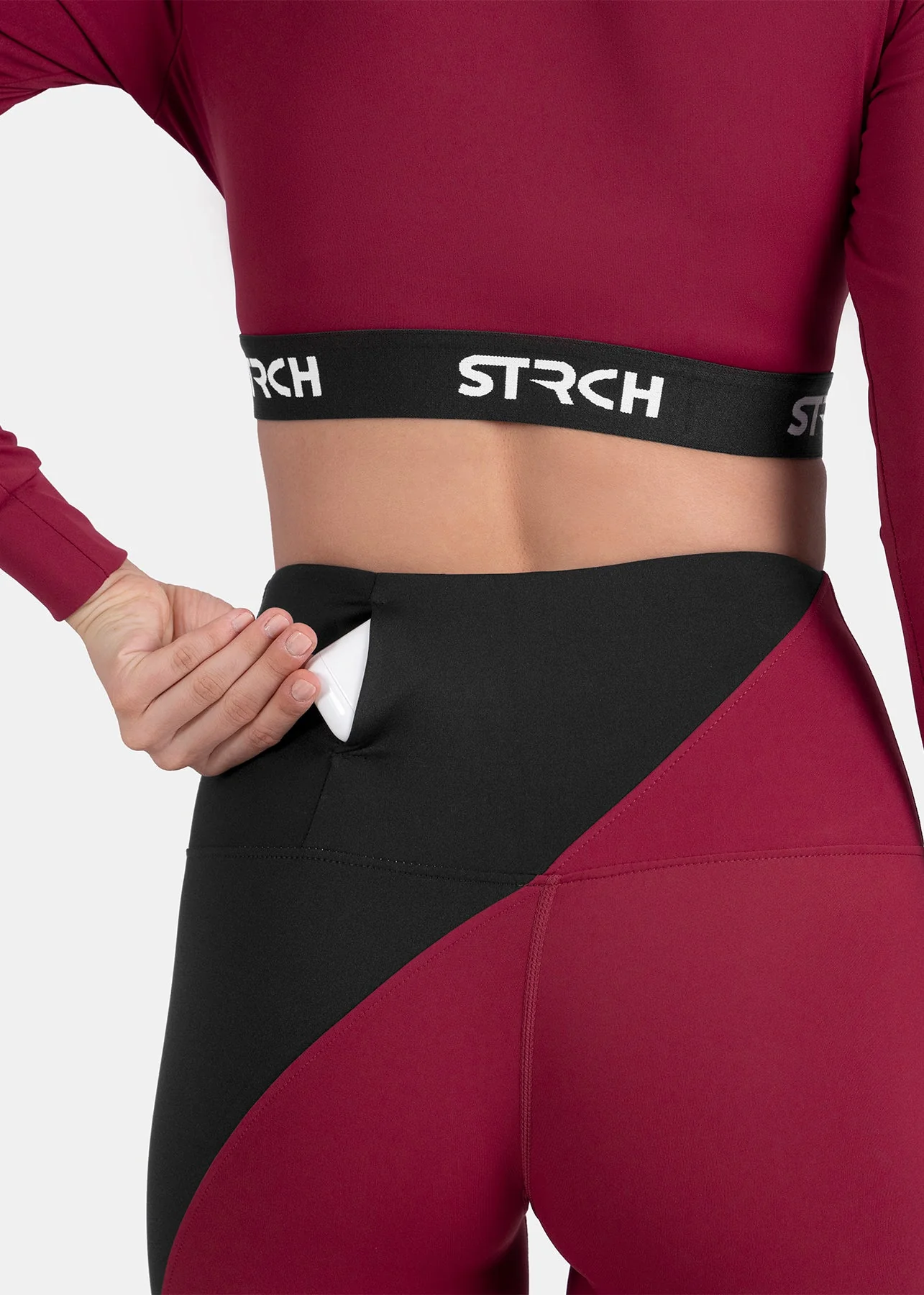AirLite Workout core leggings - Maroon