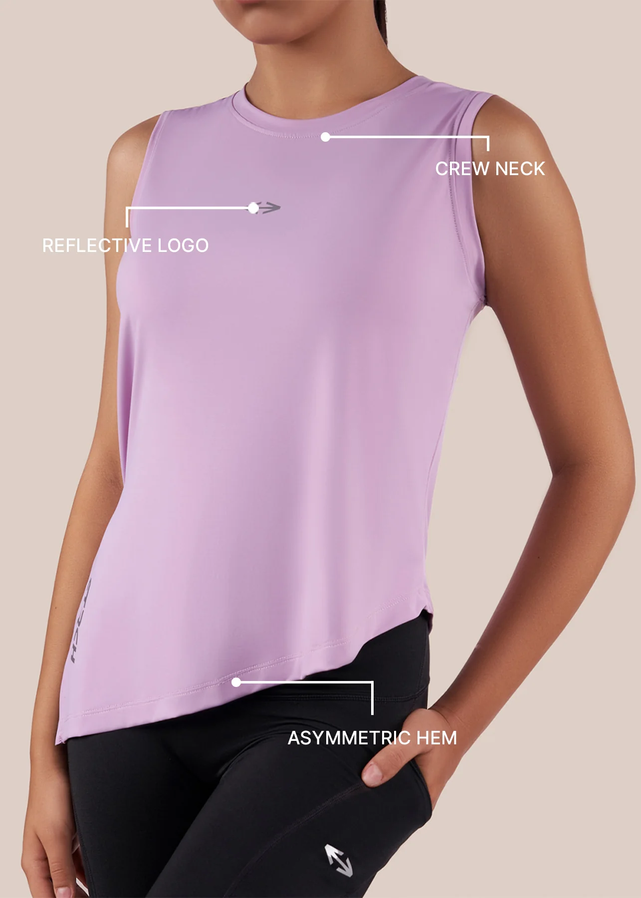 Play Core Workout Tank - Lavender - Image 2