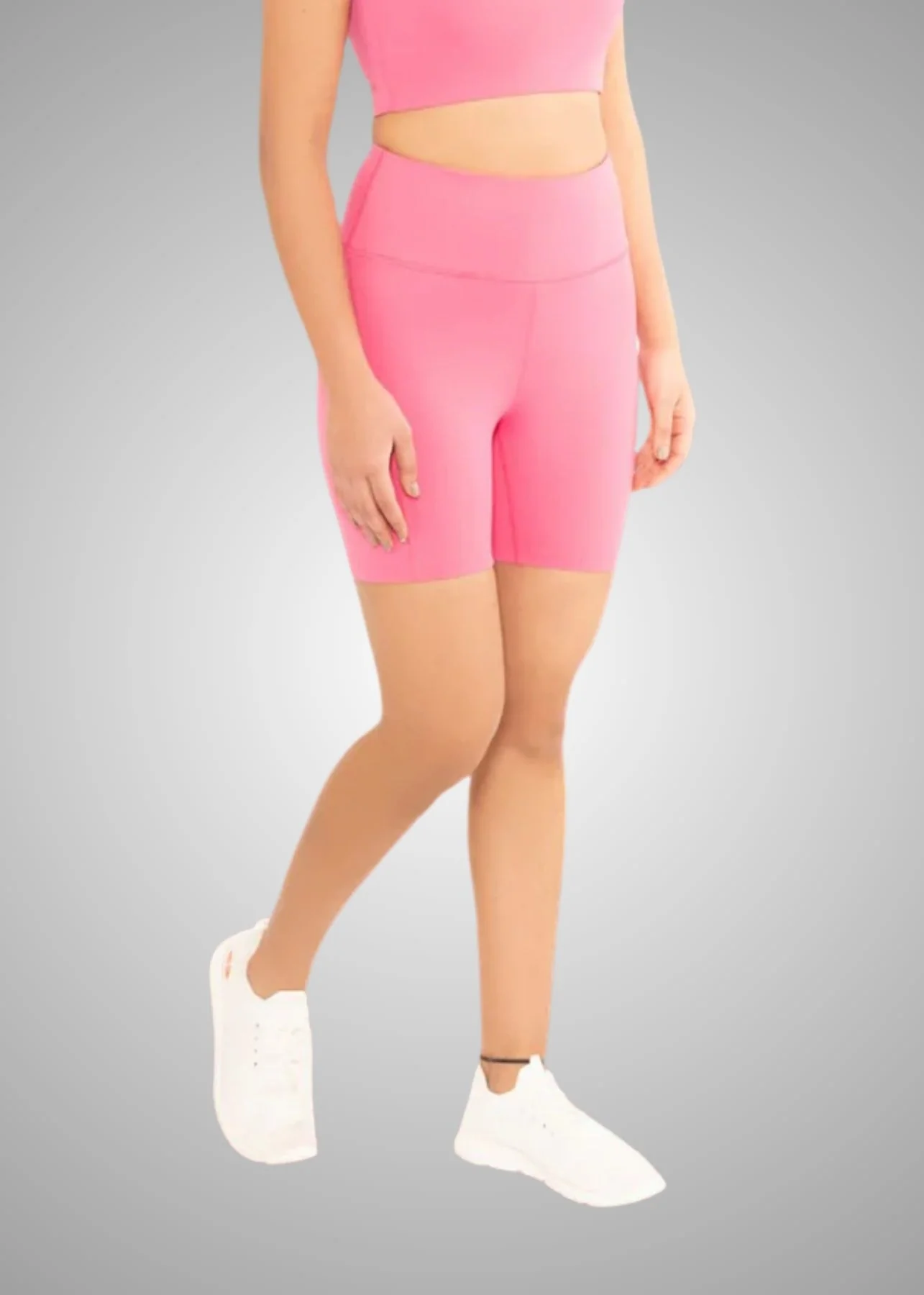 Women Multi Pocket Tights Pink