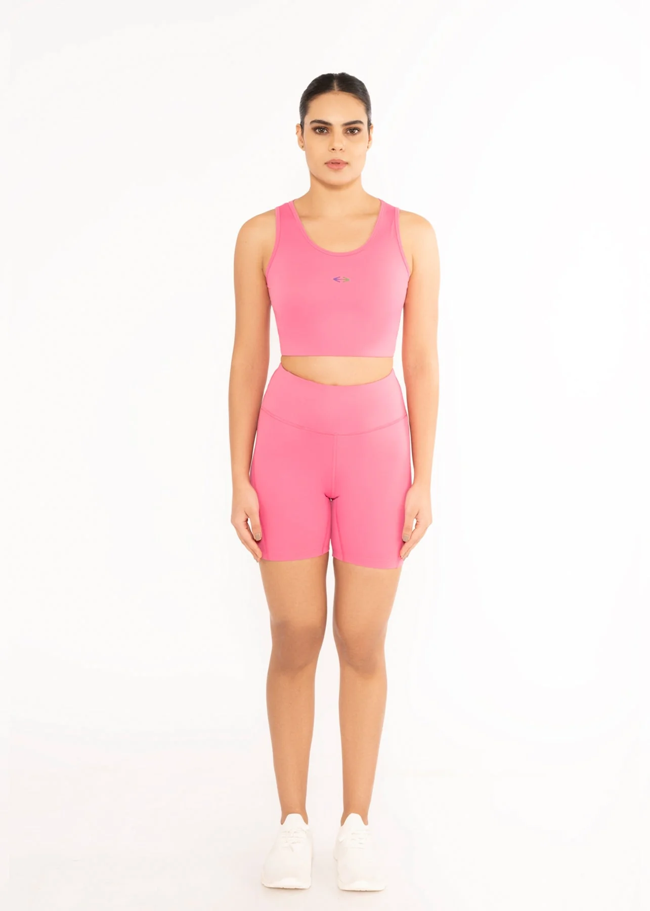 Women Multi Pocket Tights Pink - Image 2