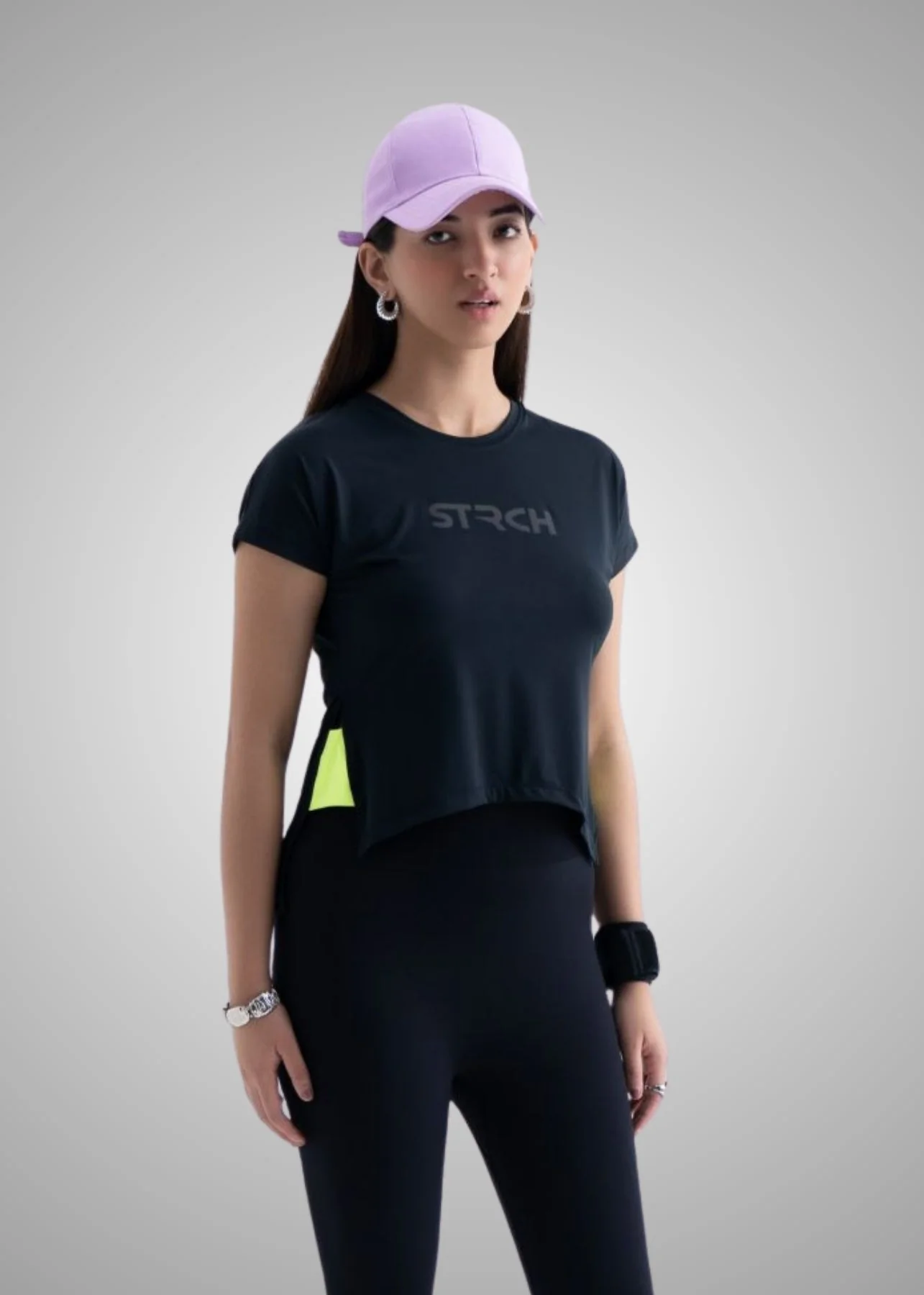 Women Performance Top Black