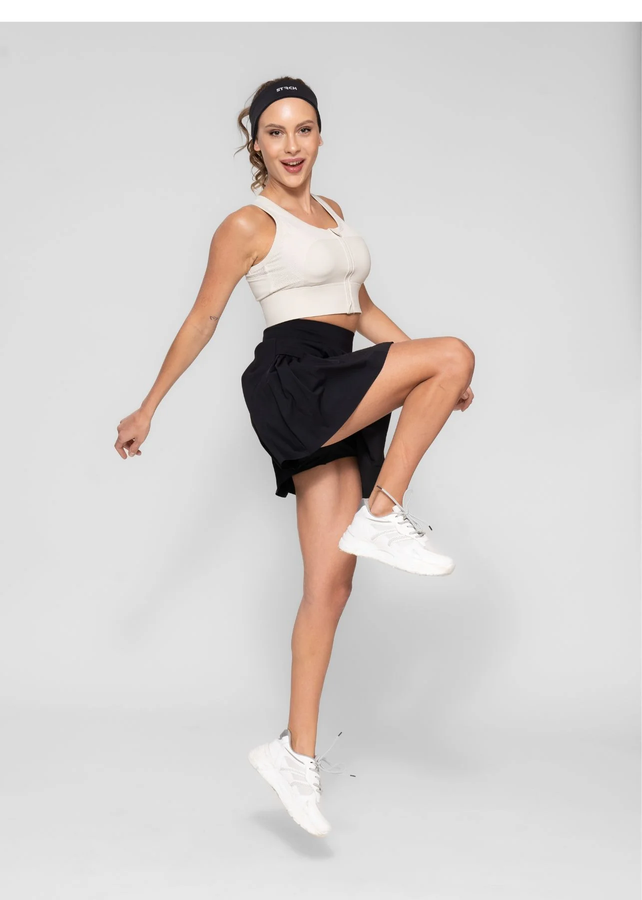 Women Pleated Skirt - Black - Image 2